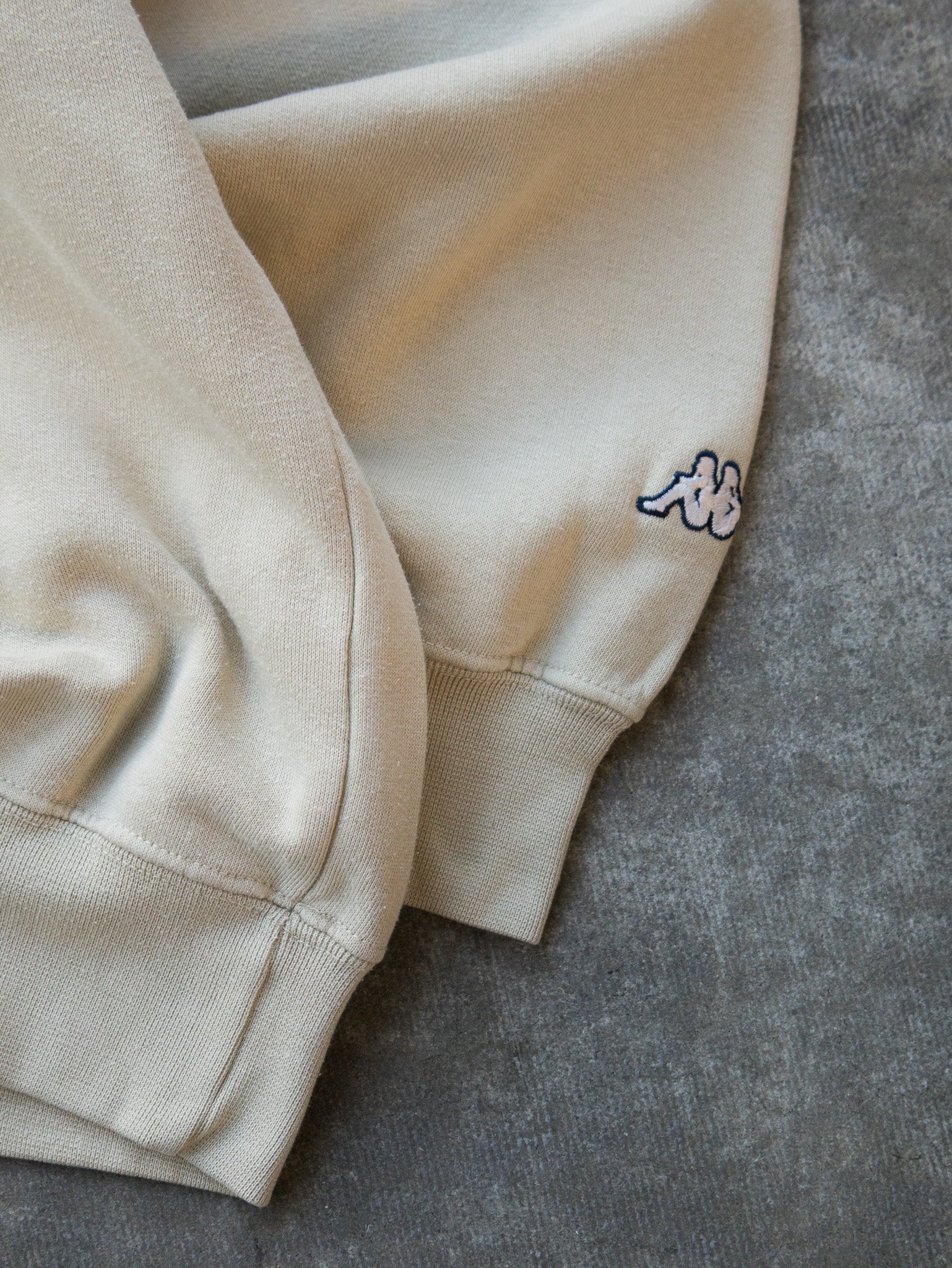 Vintage Beige Kappa Varsity Sweatshirt (S)