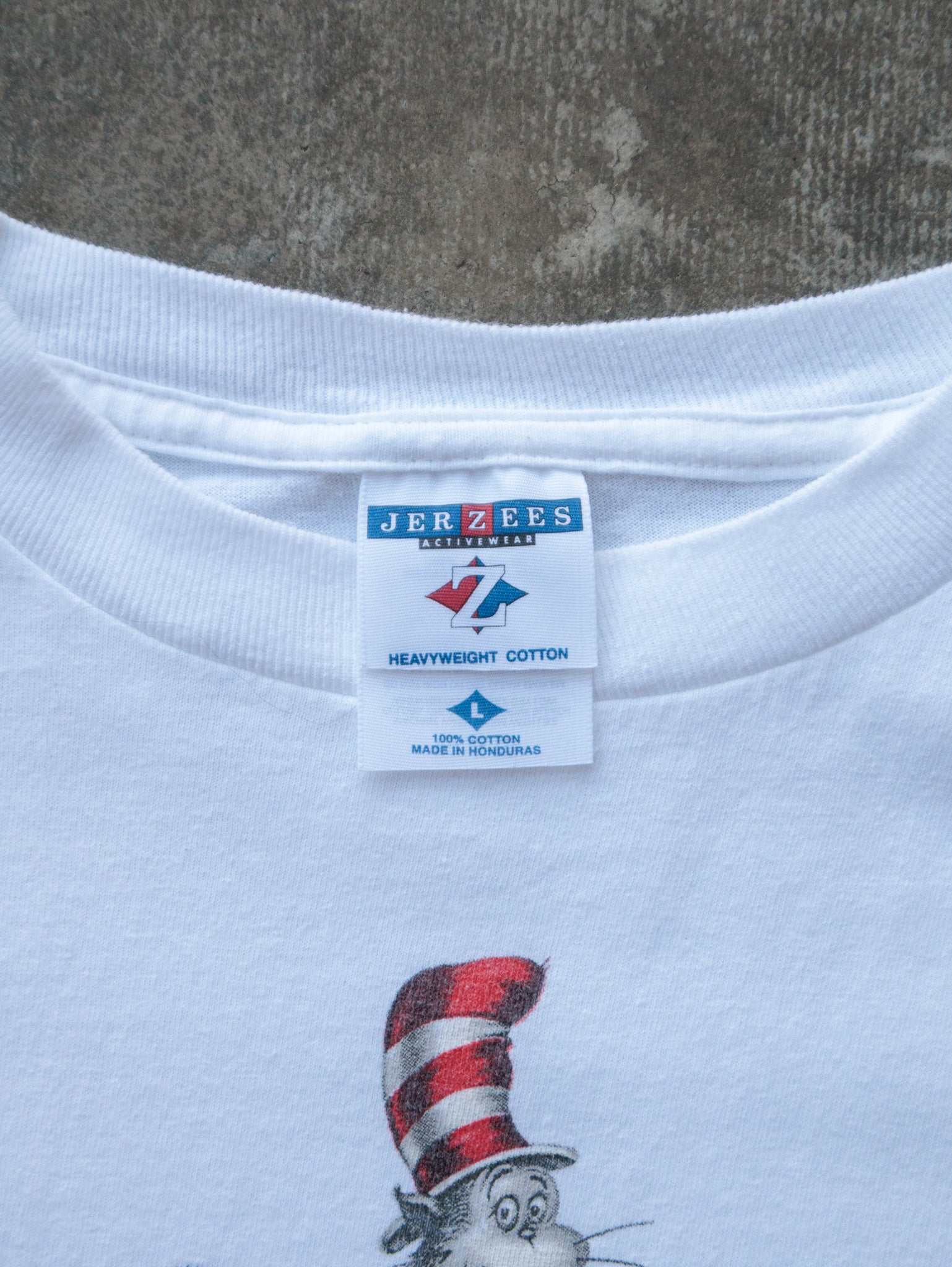 Vintage 90s White Dr. Seuss Tee (L)