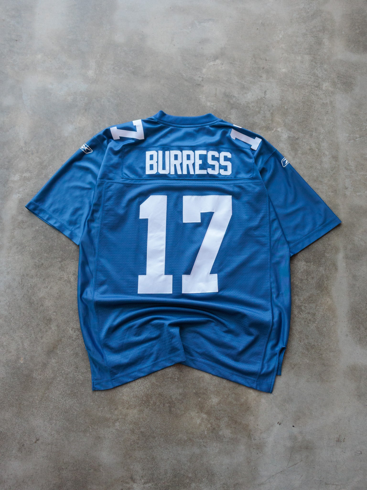 Vintage 00s Blue New York Giants Burress Jersey (L)