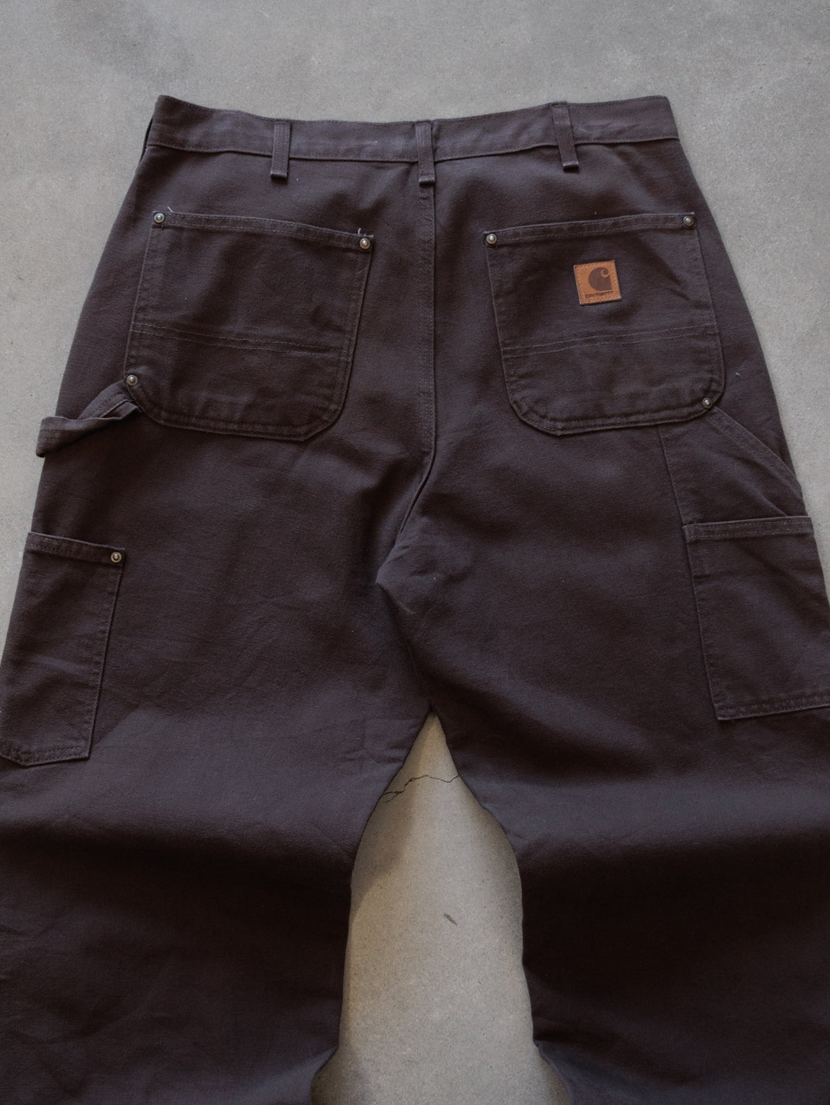 Vintage Brown Carhartt Double Knee Carpenter Pants (W32)