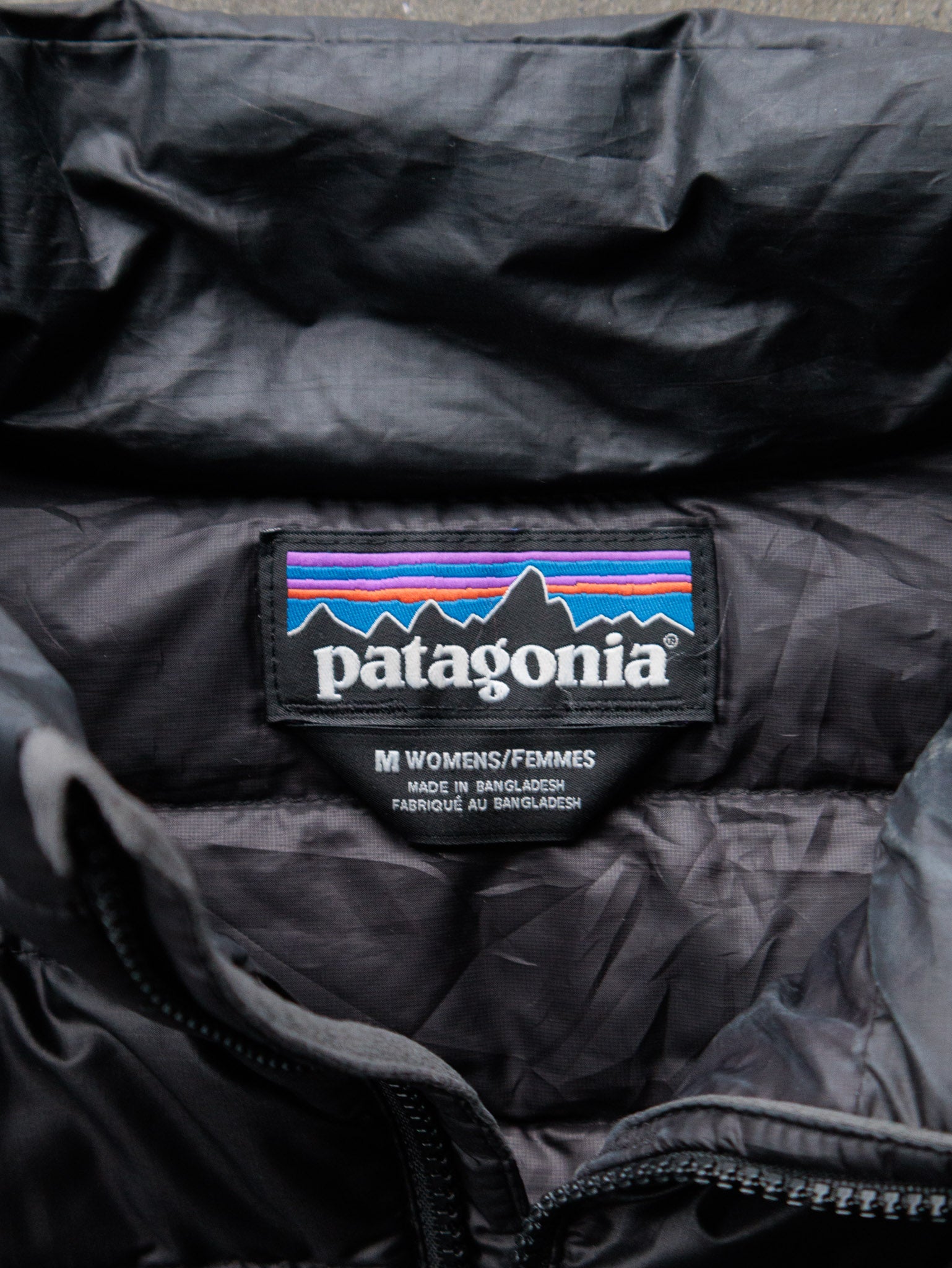 Black Patagonia Down Puffer Jacket (Womens M)