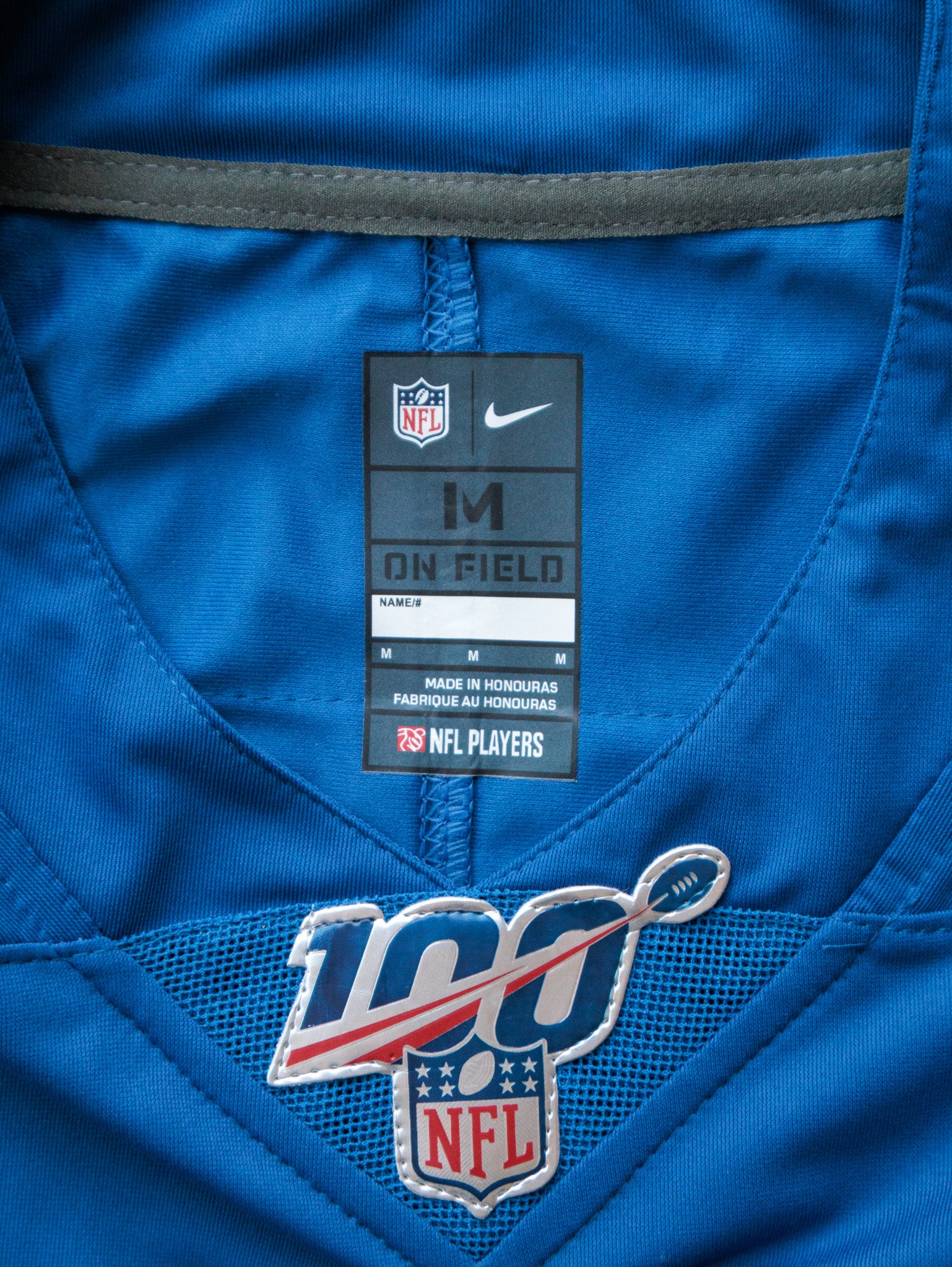 Blue Nike New York Giants Jones Jersey (M)