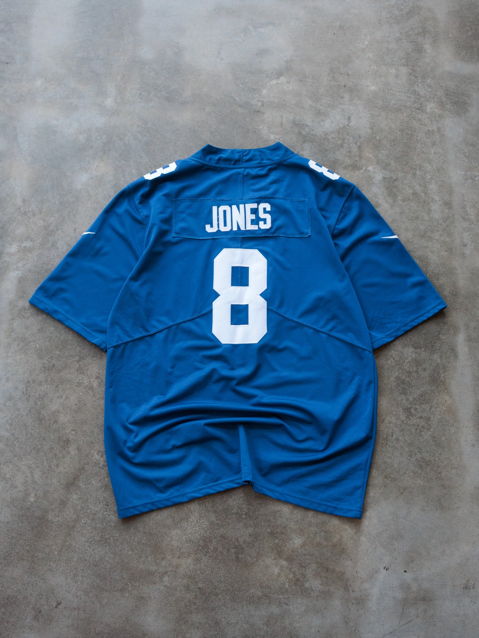 Blue Nike New York Giants Jones Jersey (M)