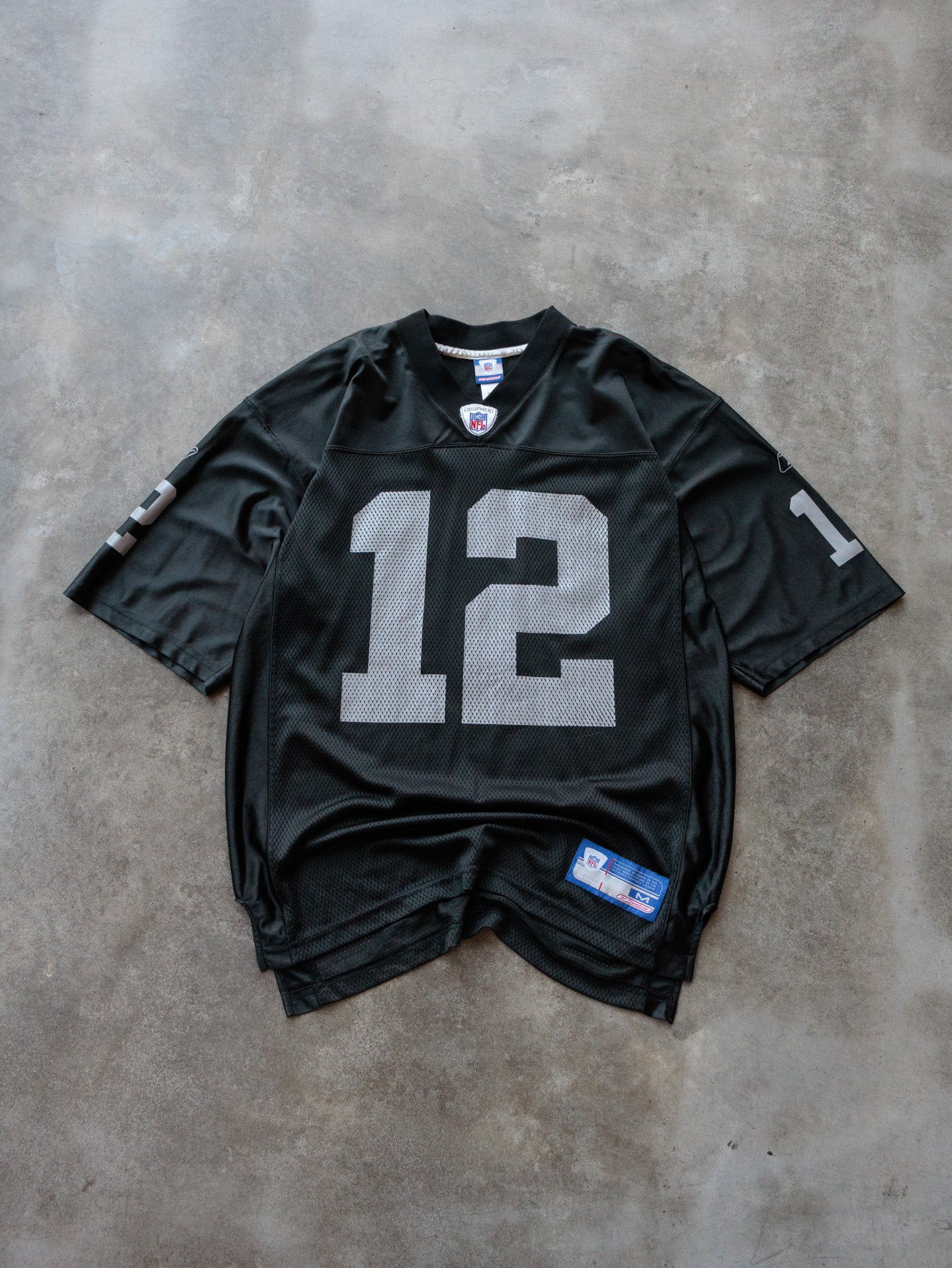 Vintage 00s Black Reebok Oakland Raiders Gannon Jersey (M)