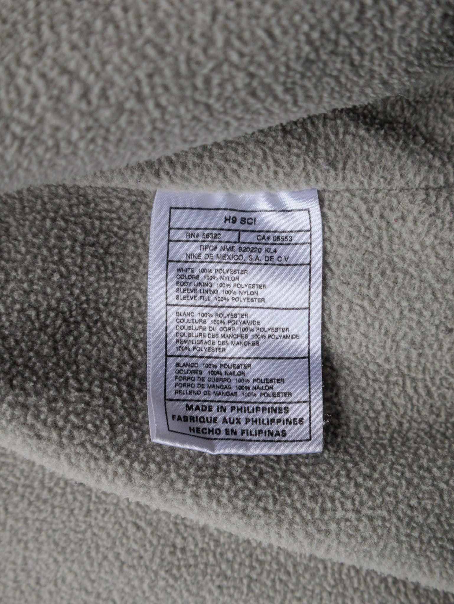 Vintage 90s Black Nike Fleece-Lined Jacket (L)