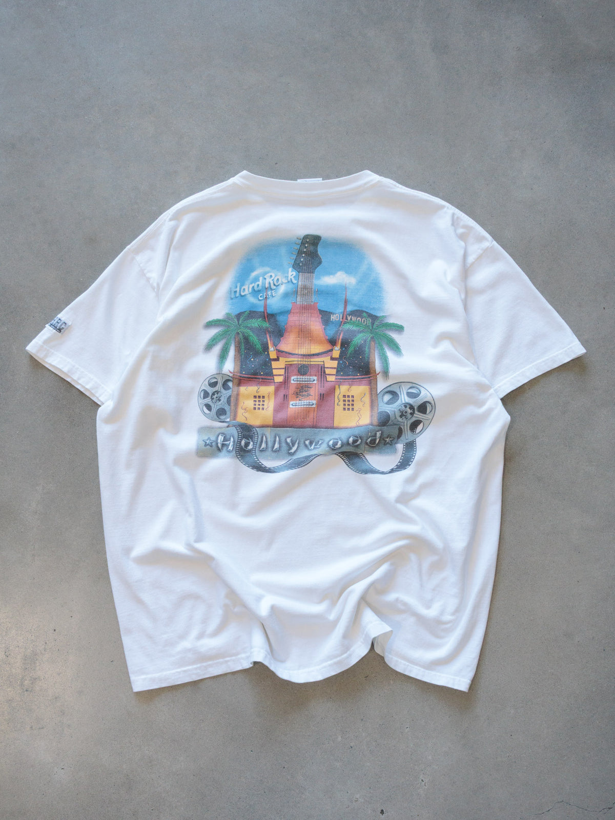 Vintage White Hard Rock Cafe Hollywood Tee (-)