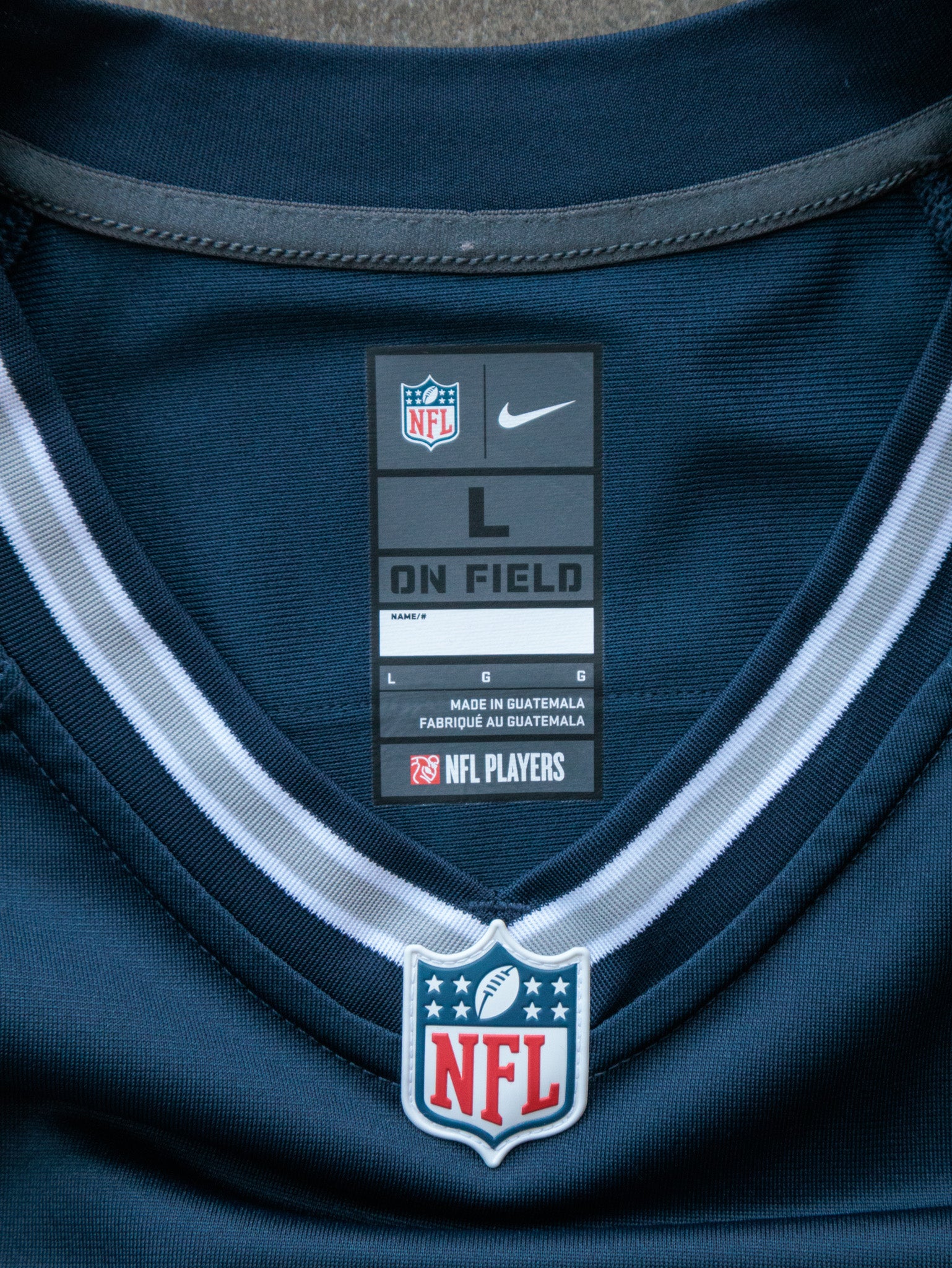 Navy Nike Dallas Cowboys Ezekiel Elliott Jersey (L)