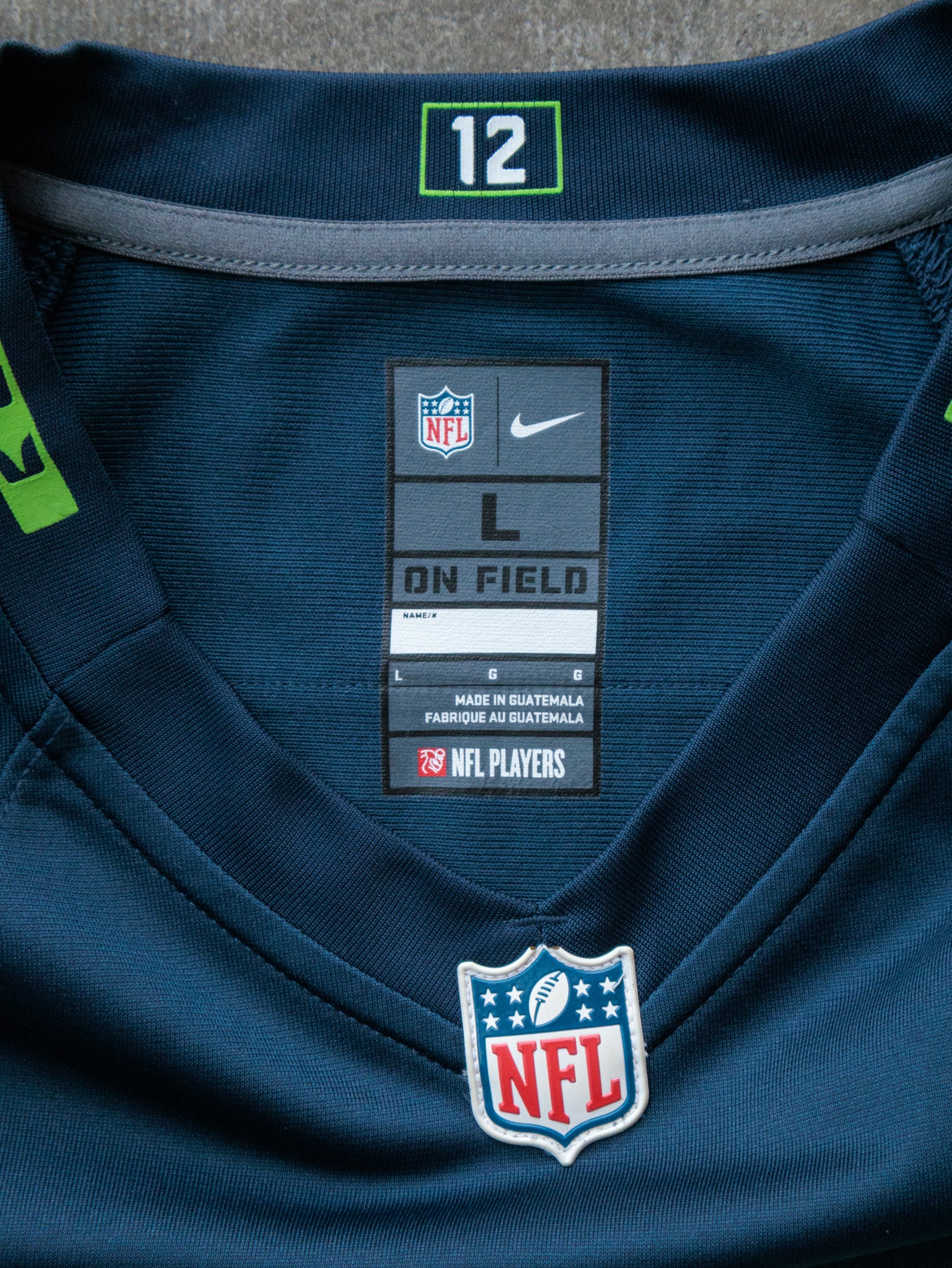Vintage Navy Nike Seattle Seahawks Sherman Jersey (L)