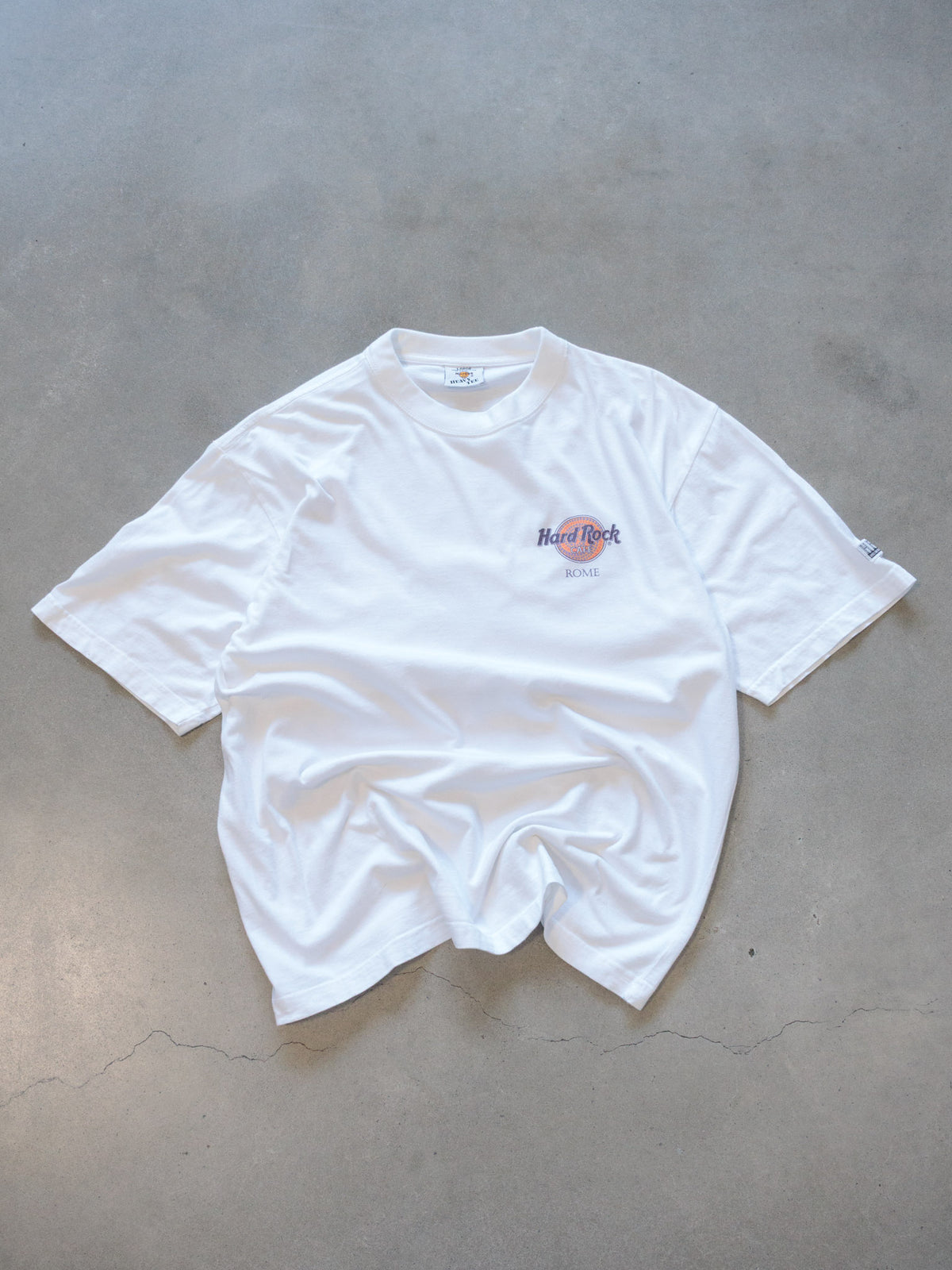 Vintage White Hard Rock Cafe Rome Tee (L)