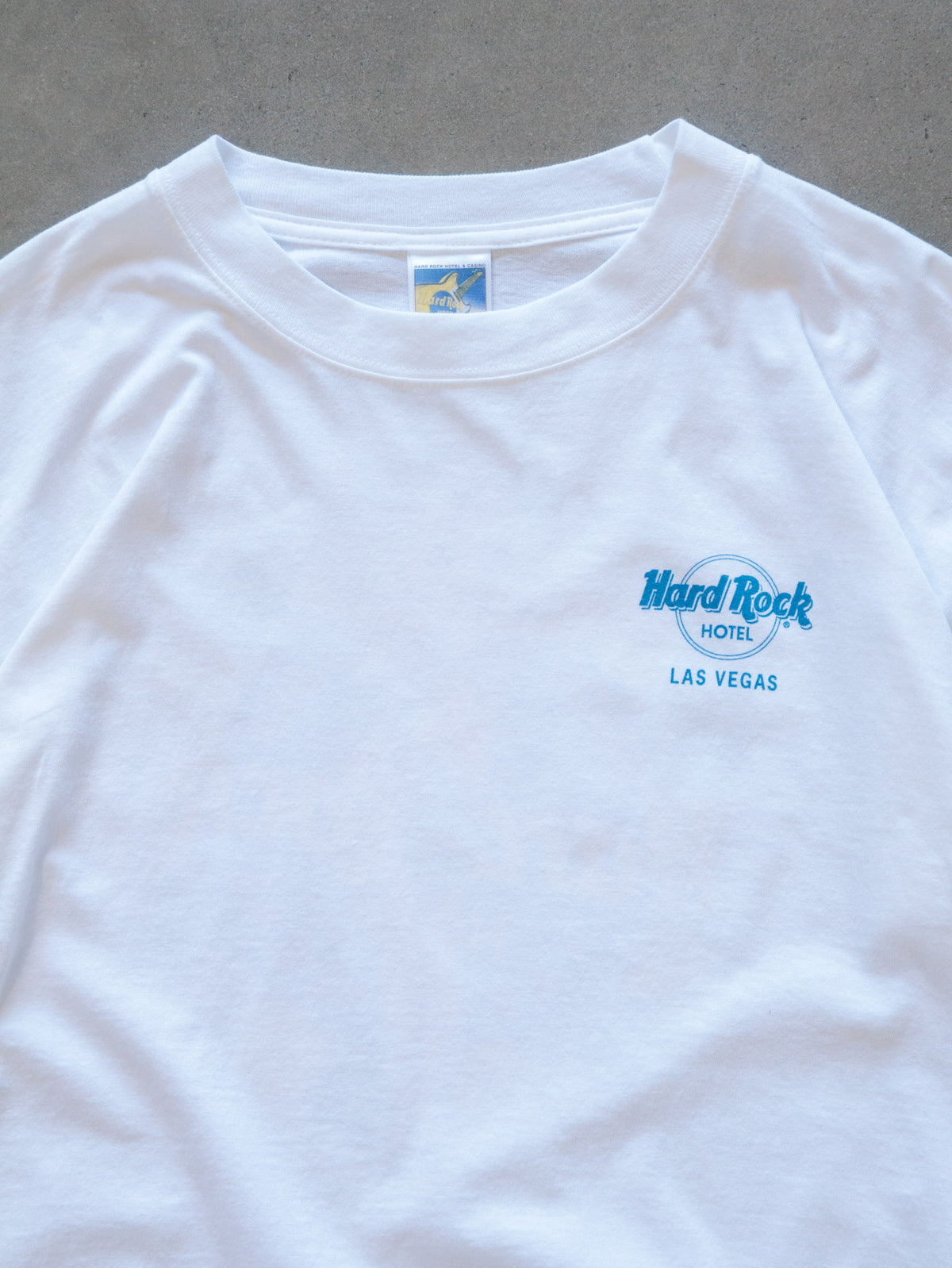 Vintage White Hard Rock Hotel Las Vegas Tee (-)
