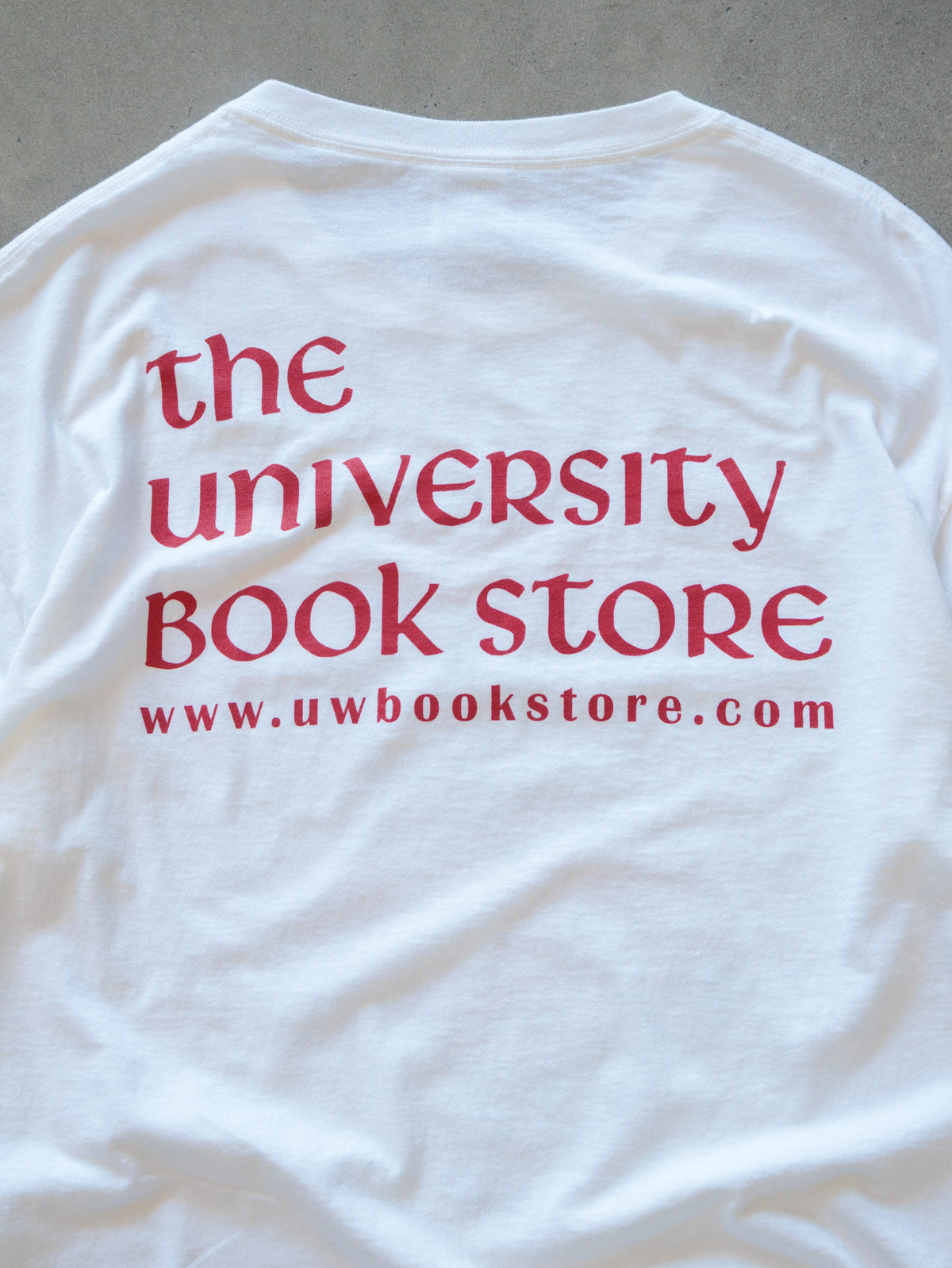 Vintage 00s White University of Wisconsin Tee (L)
