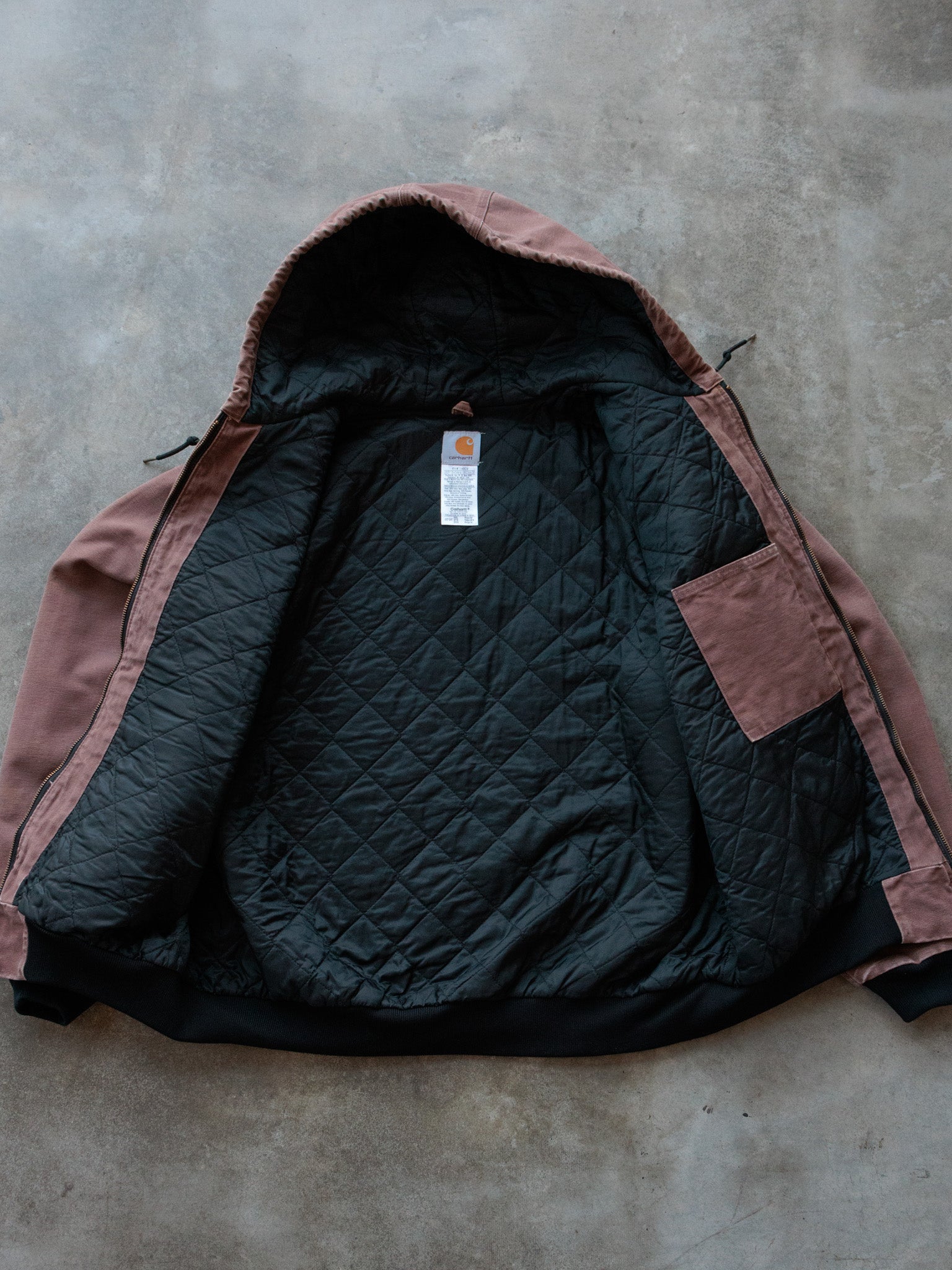 Vintage Pink Carhartt Active Jacket (2XL)