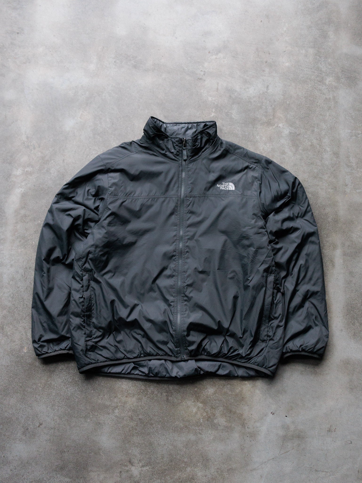 Black The North Face Insulated Reversible Jacket (XL)