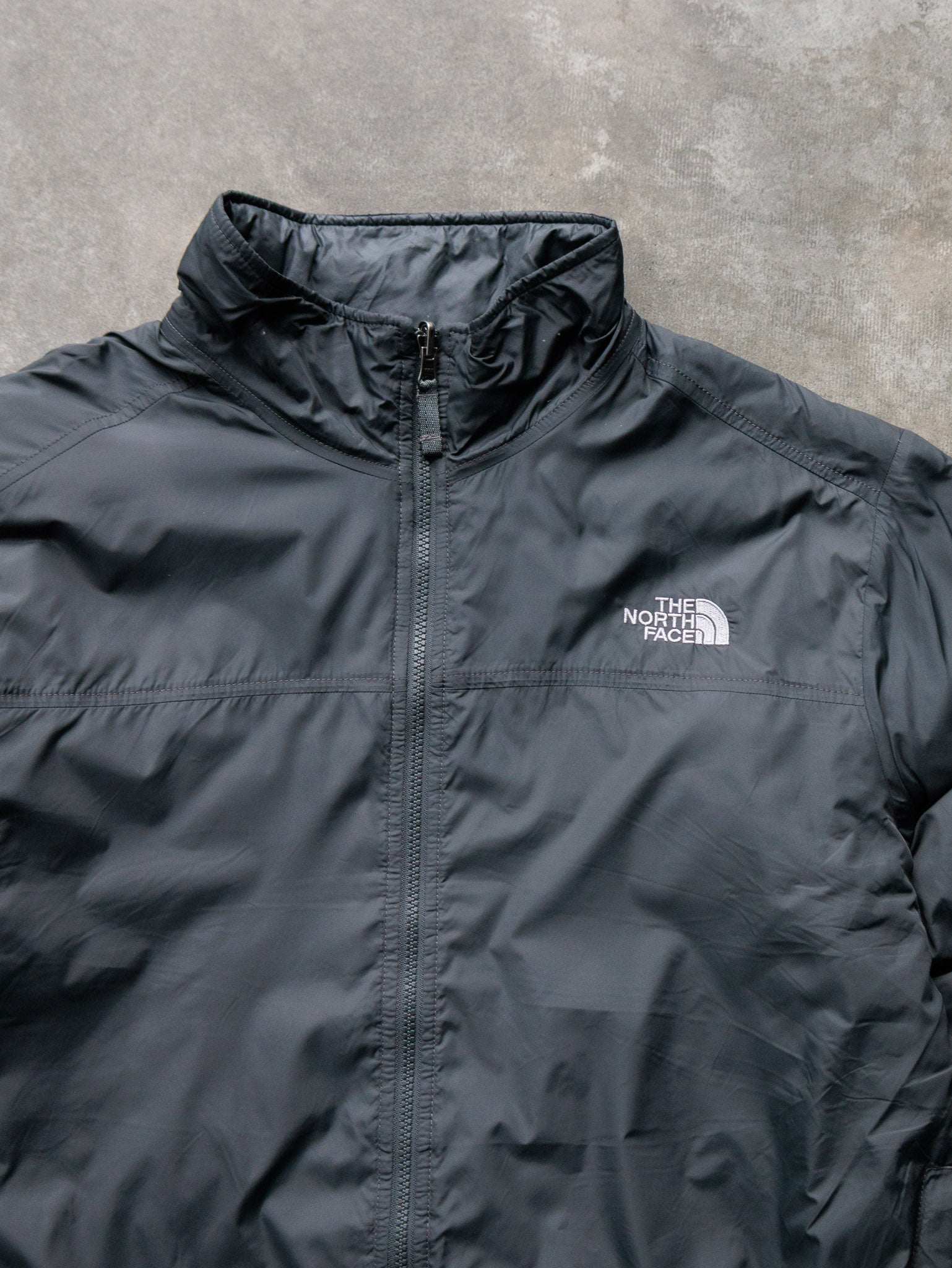 Black The North Face Insulated Reversible Jacket (XL)
