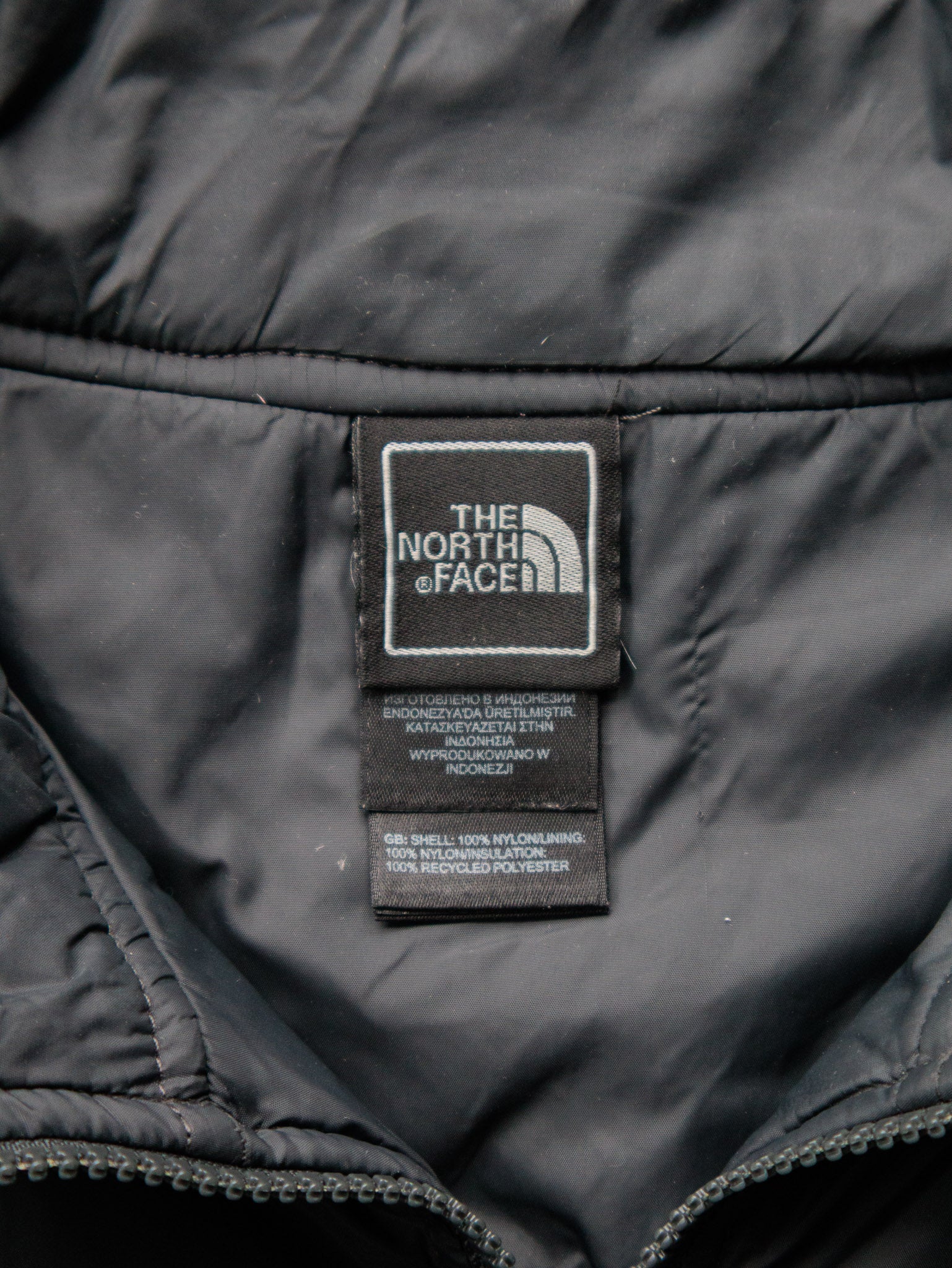 Black The North Face Insulated Reversible Jacket (XL)