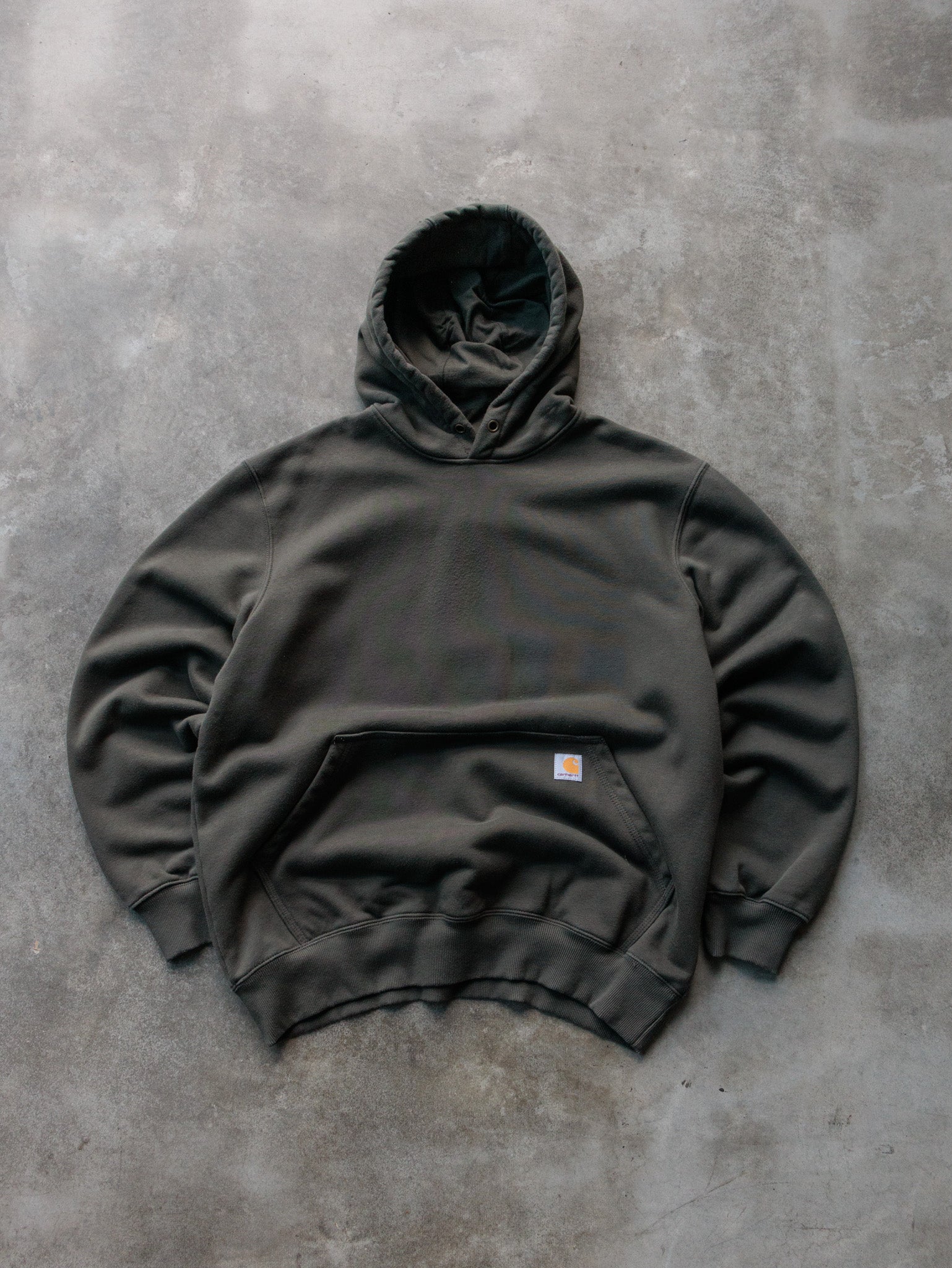 Vintage Green Carhartt Hoodie (L)