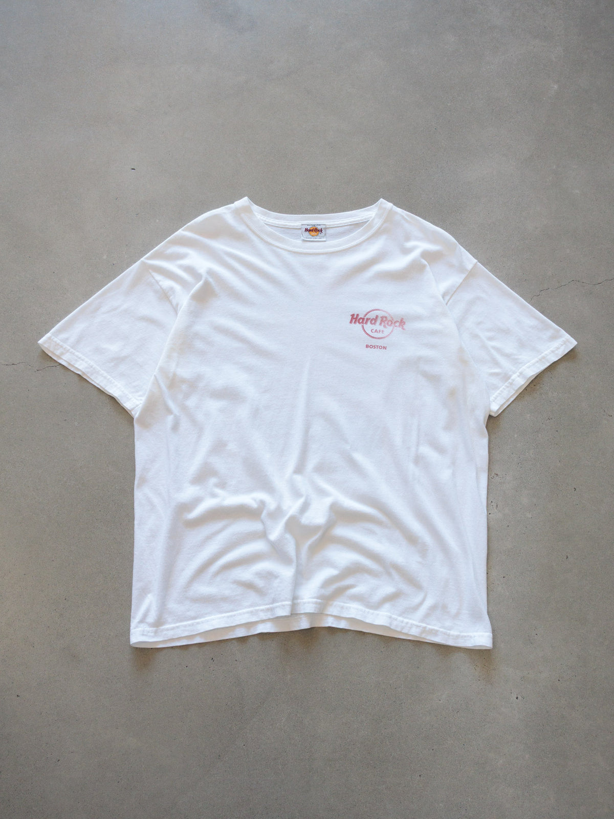 Vintage 00s White Hard Rock Cafe Boston Tee (-)