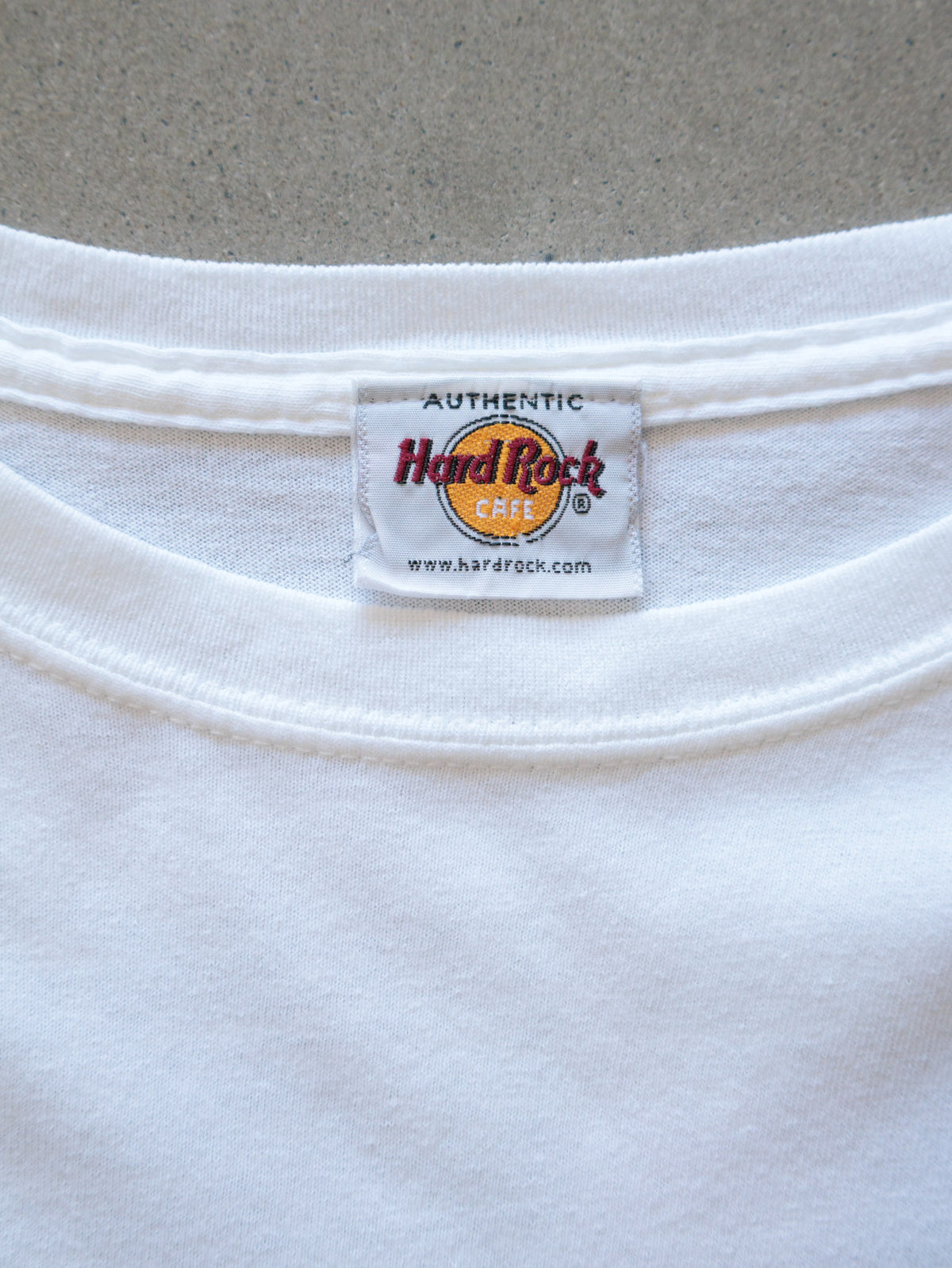 Vintage 00s White Hard Rock Cafe Boston Tee (-)