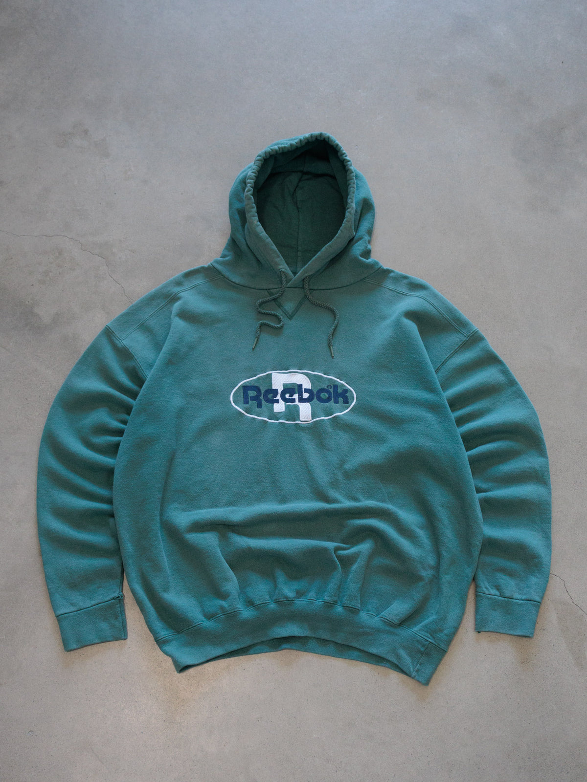 Vintage 90s Green Reebok Hoodie (M)