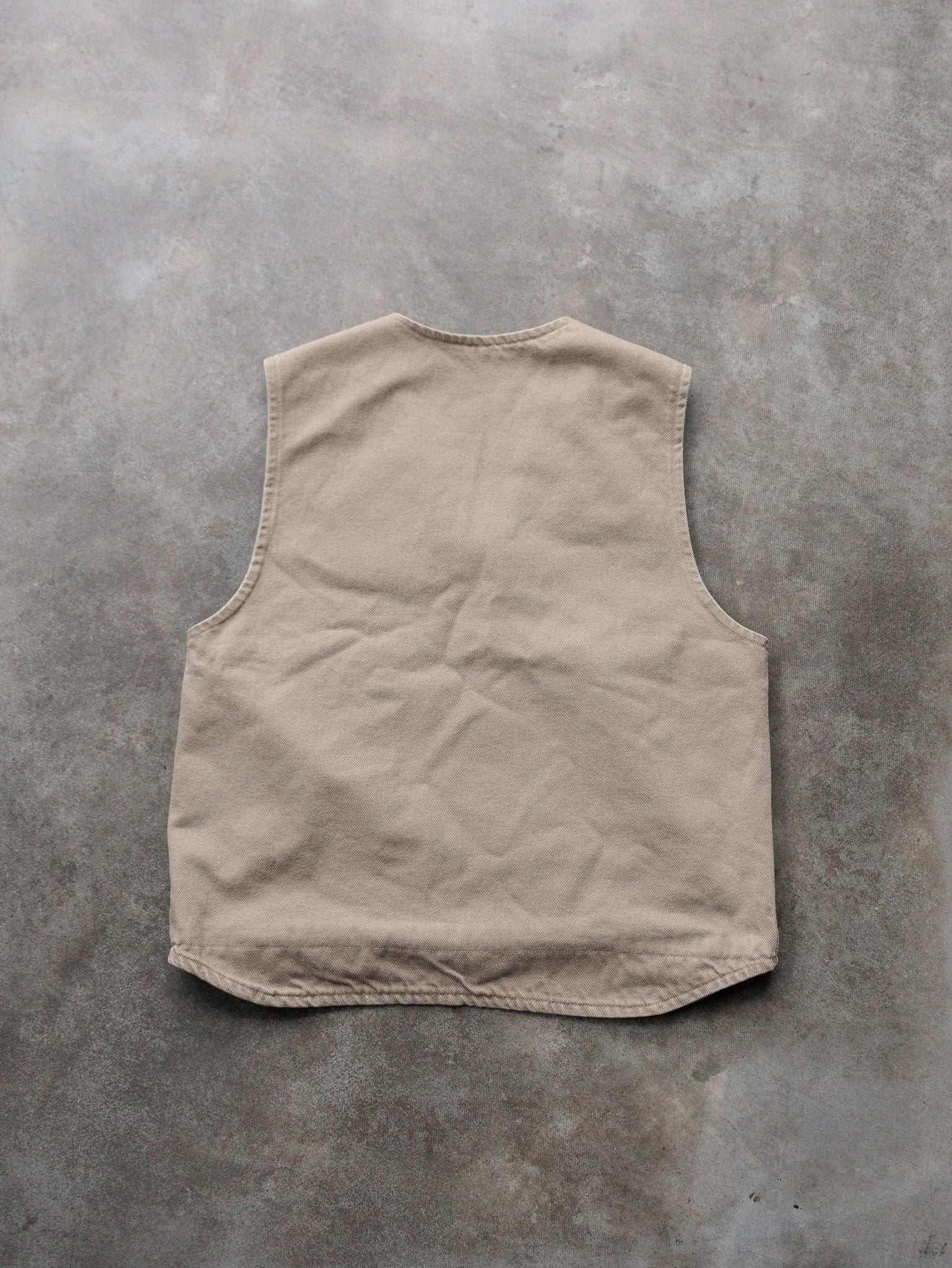 Vintage 2005 Carhartt V19 Tan Vest (L)