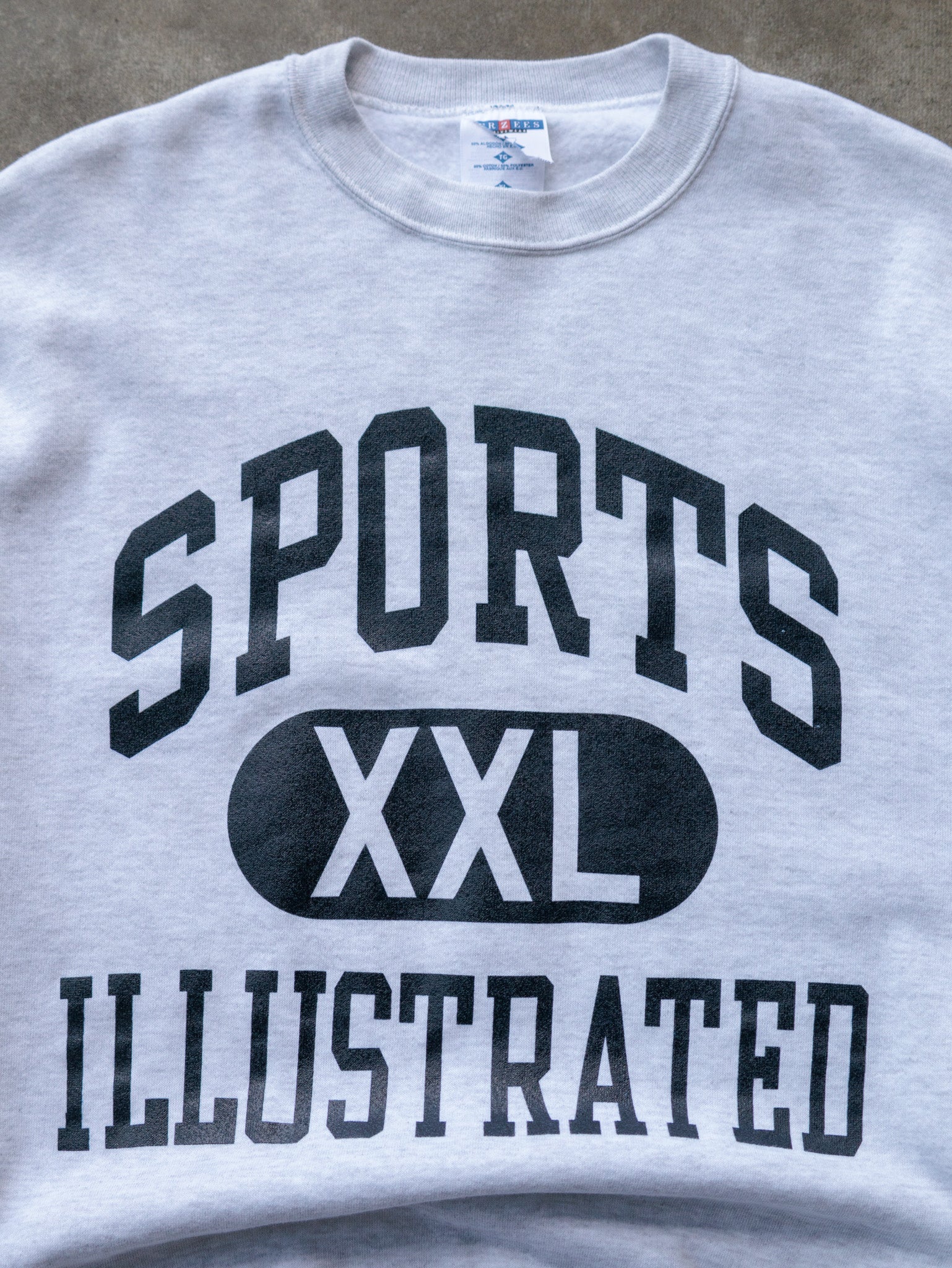 Vintage 90s Grey Sports Illustrated Sweatshirt (XL)