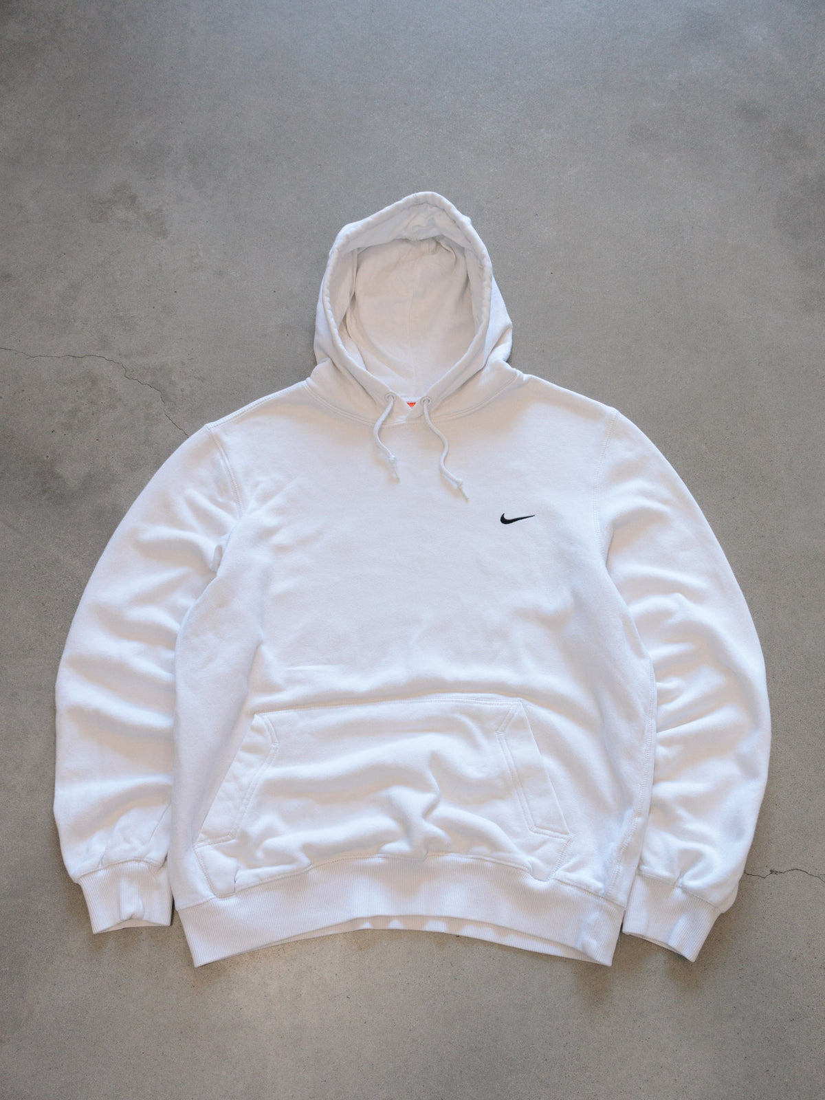 Vintage 00s White Nike Hoodie (M)