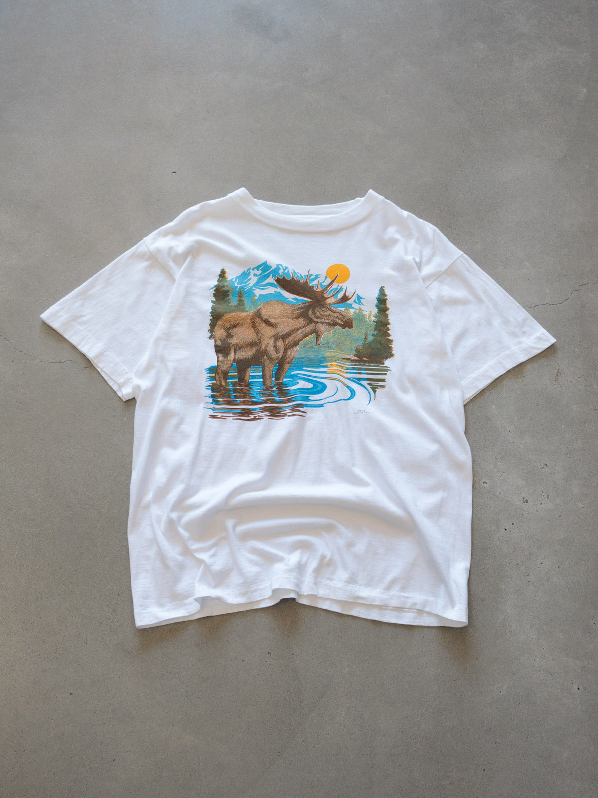 Vintage 1988 White Moose Tee (-)