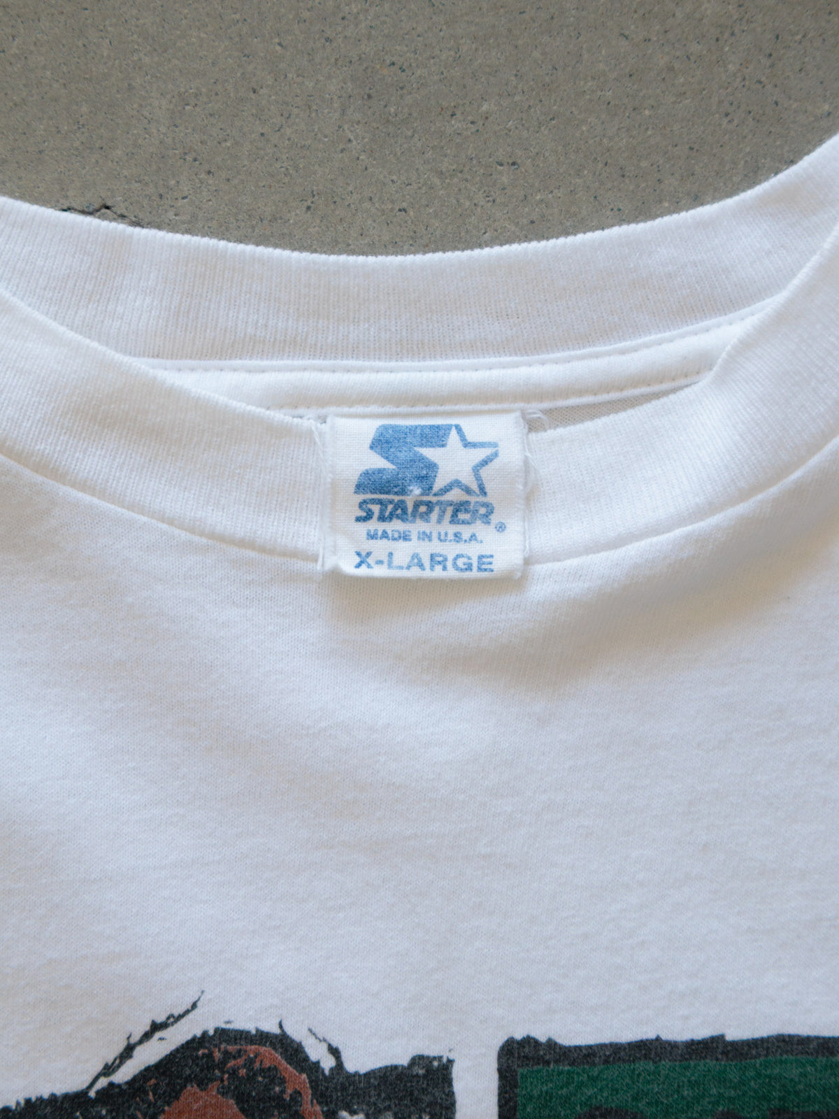 Vintage 1997 White Starter Green Bay Packers Tee (XL)