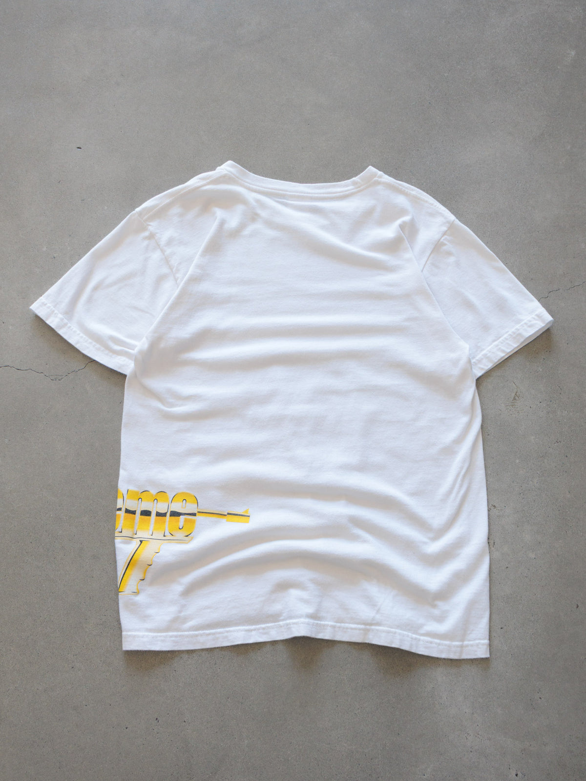 Vintage White Supreme Gun Tee (M)