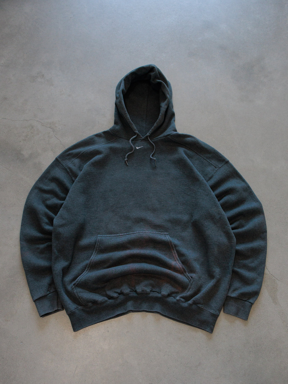 Vintage 90s Green Nike Hoodie (XL)