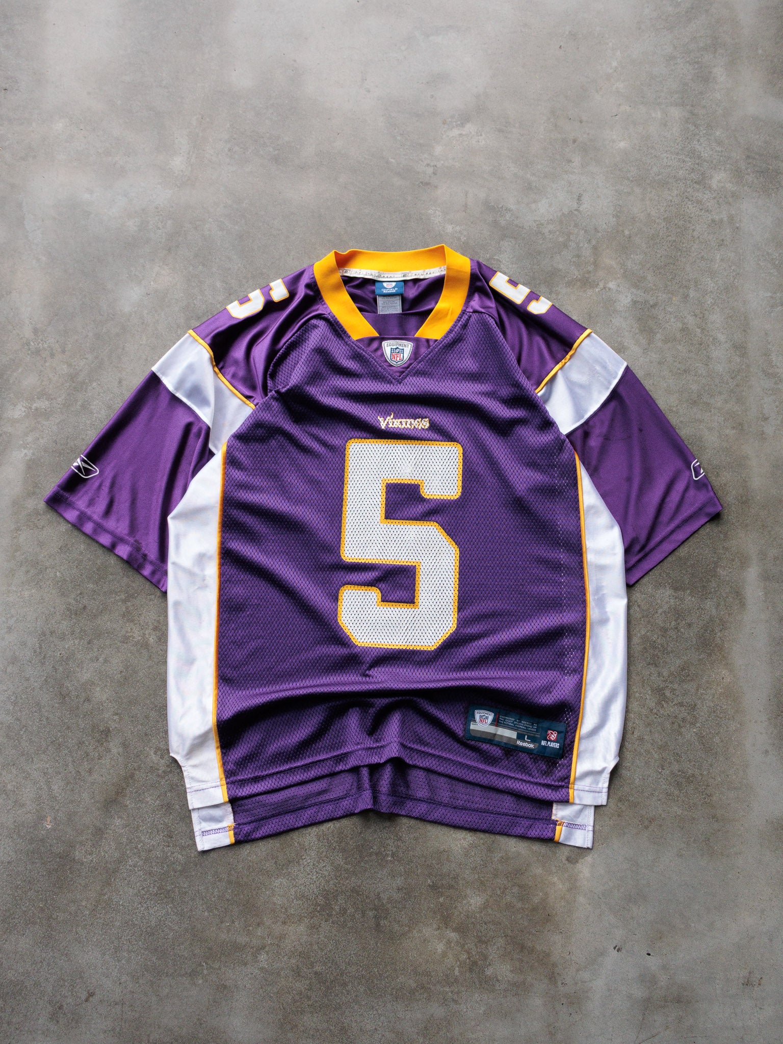 Vintage 00s Reebok Minnesota Vikings Donovan McNabb NFL Jersey (L)