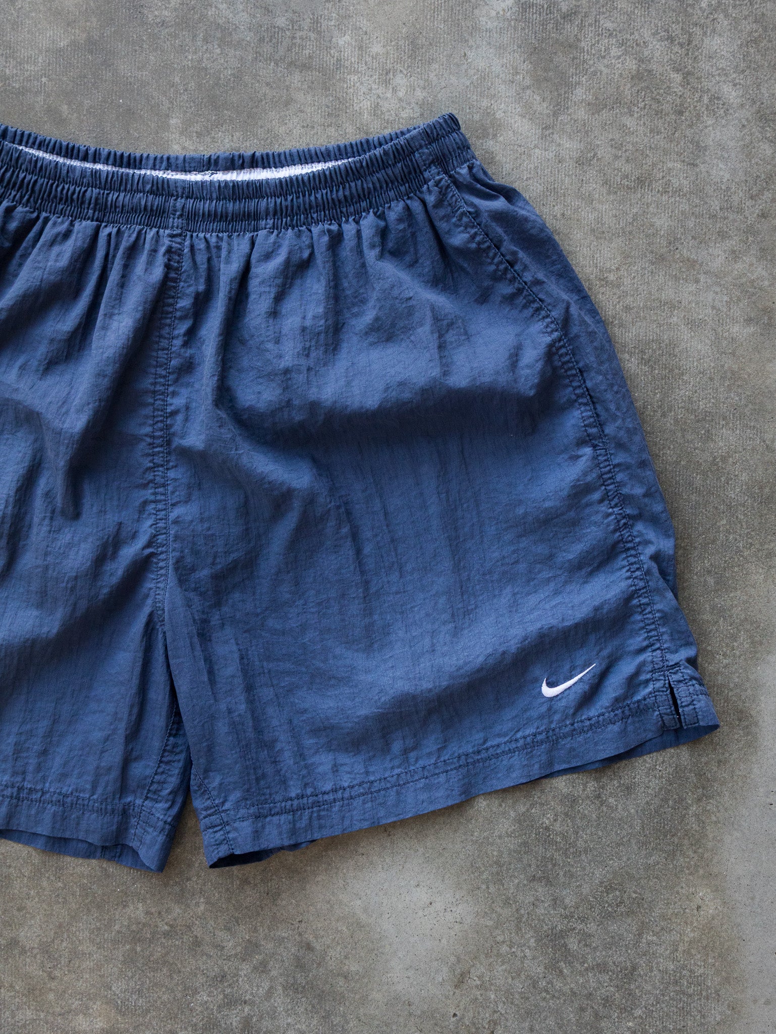 Vintage Navy Nike Sport Shorts (Women's M)