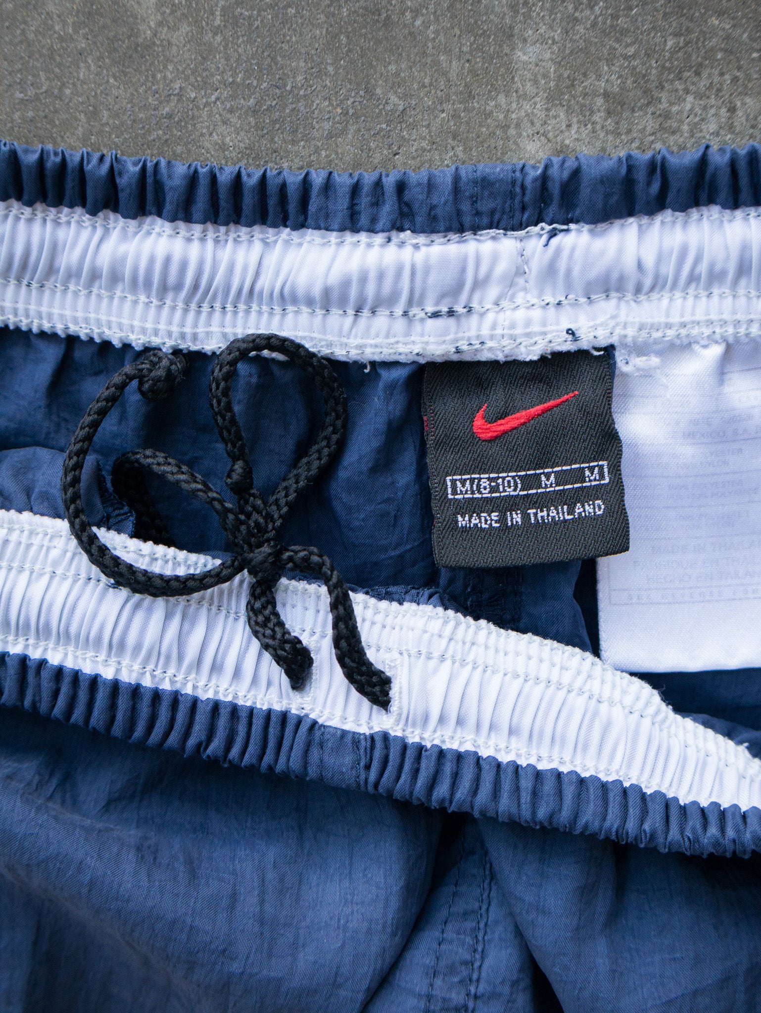 Vintage Navy Nike Sport Shorts (Women's M)