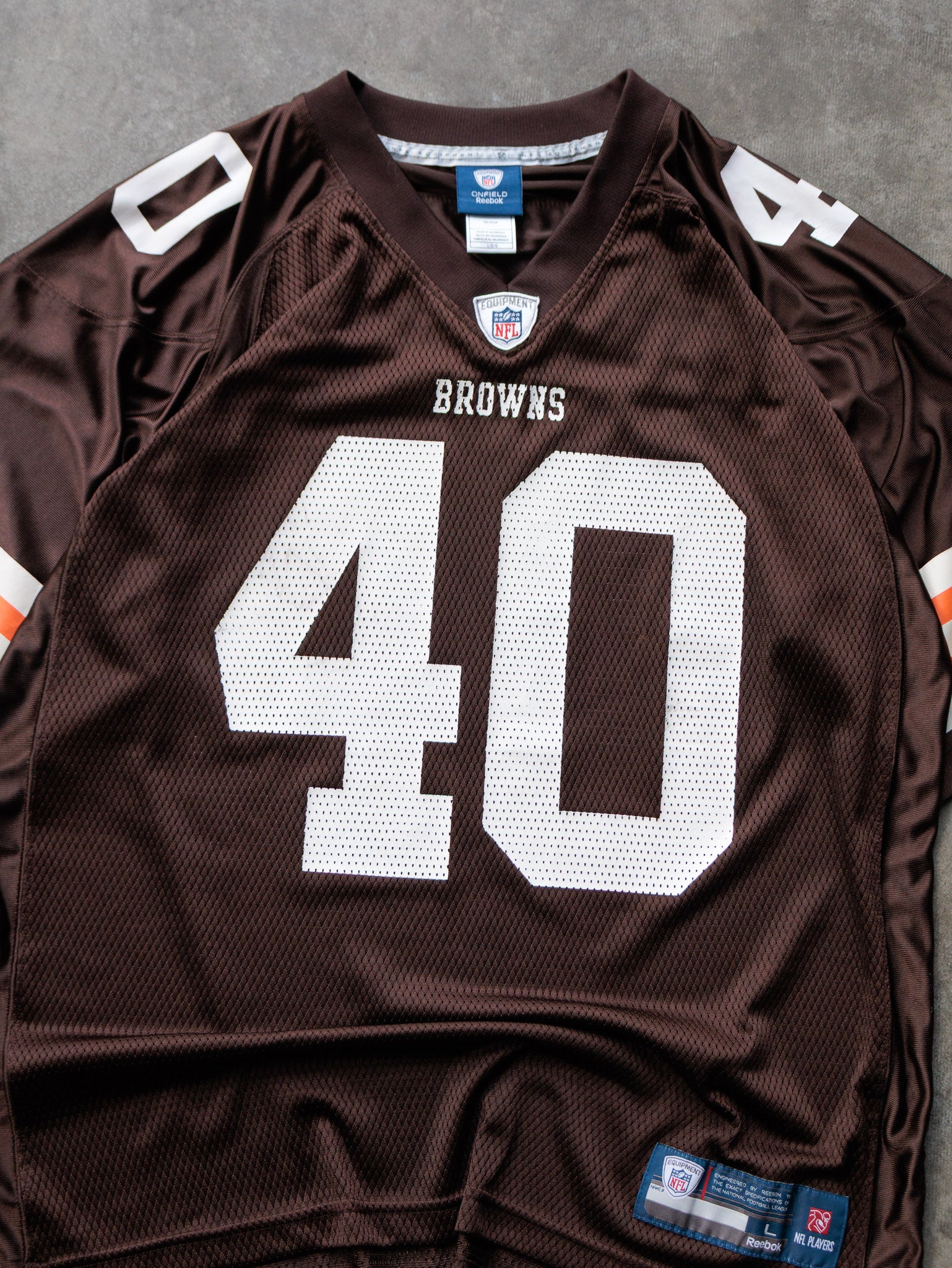 Vintage 00s Reebok Cleveland Browns Peyton Hillis NFL Jersey (L)