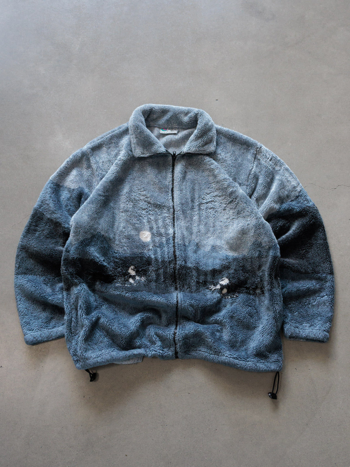 Vintage 90s Blue Bald Eagle Fleece Jacket (-)