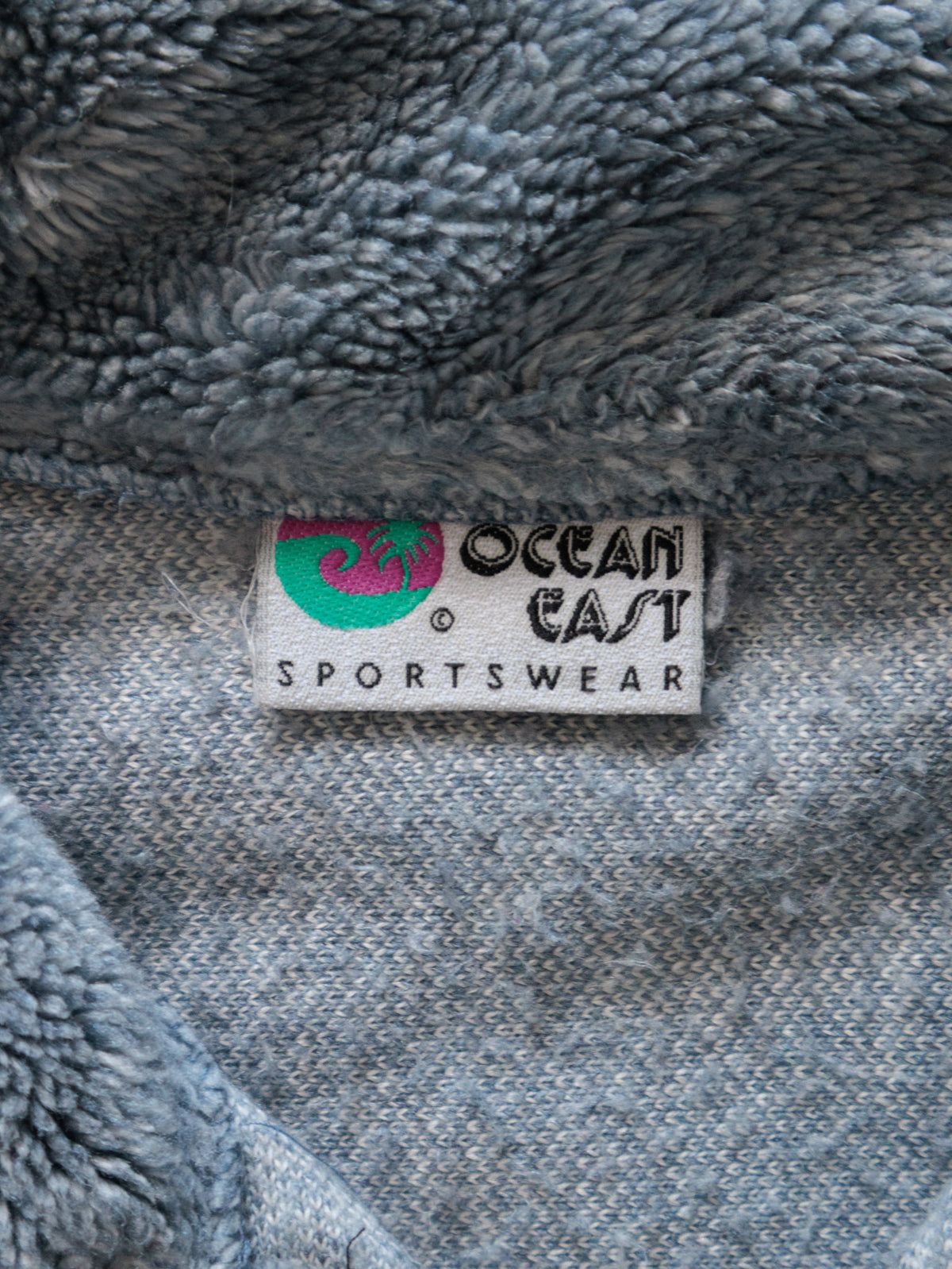 Vintage 90s Blue Bald Eagle Fleece Jacket (-)