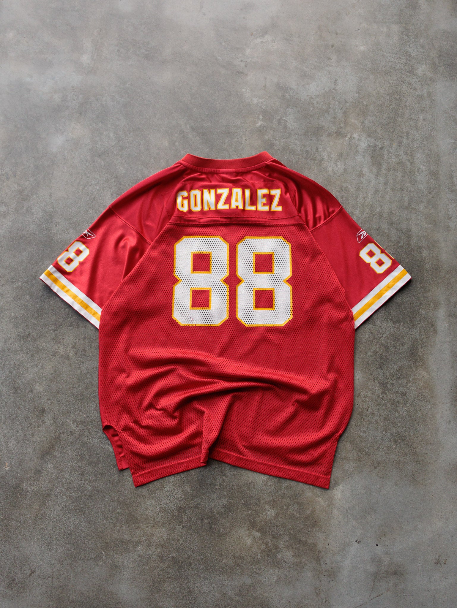 Vintage 00s Reebok Kansas City Chiefs Tony Gonzalez NFL Jersey (18-20Y)
