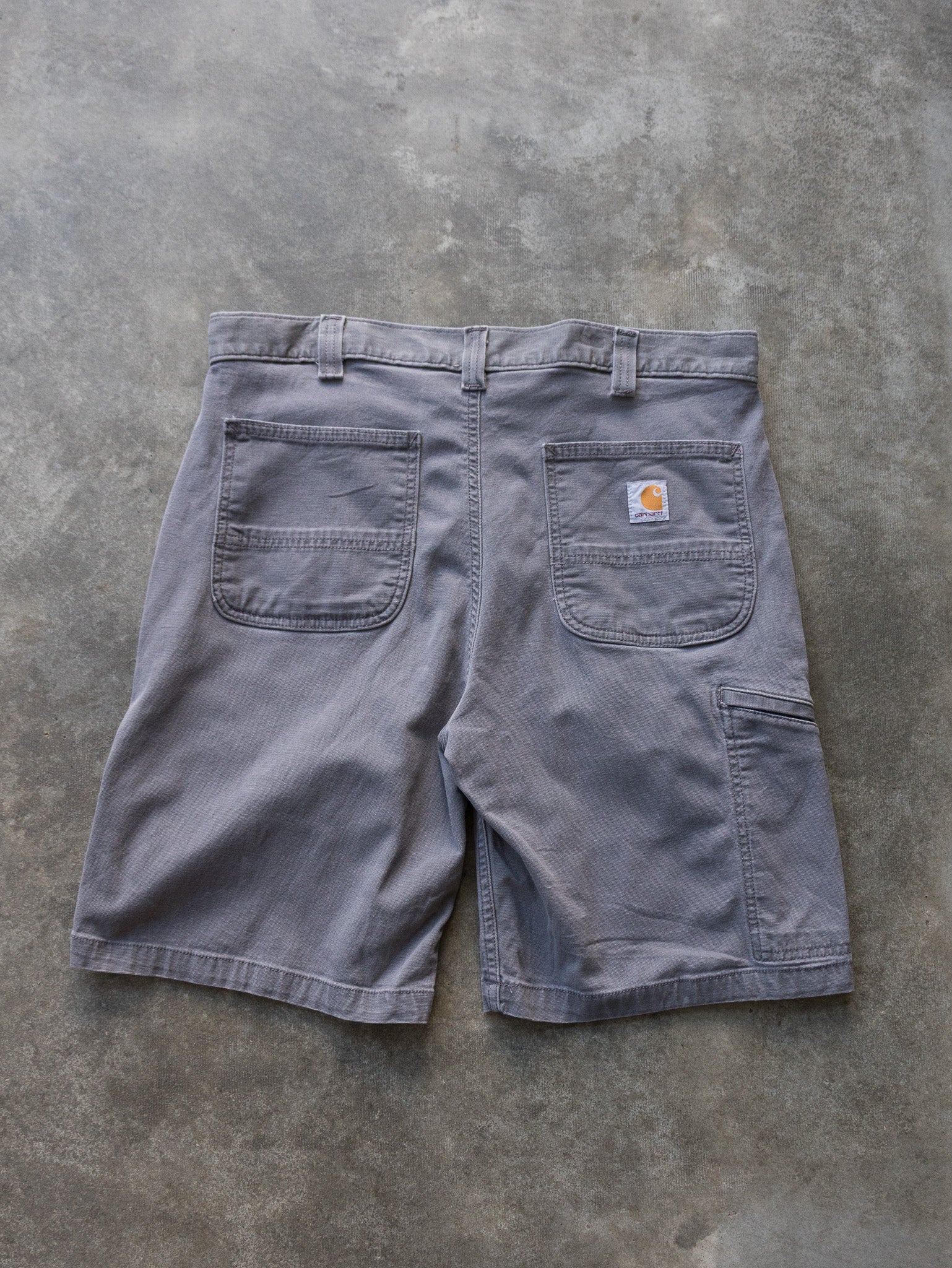 Vintage Grey Carhartt Work Shorts (W36)