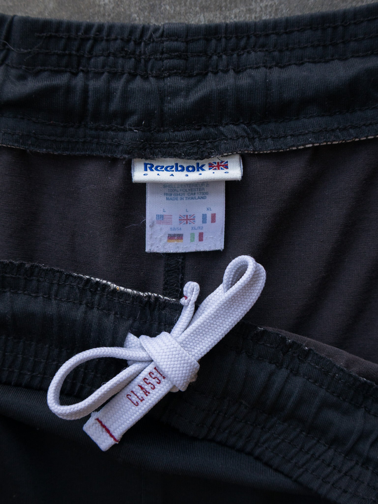 Vintage Black Reebok Basketball Shorts (XL)