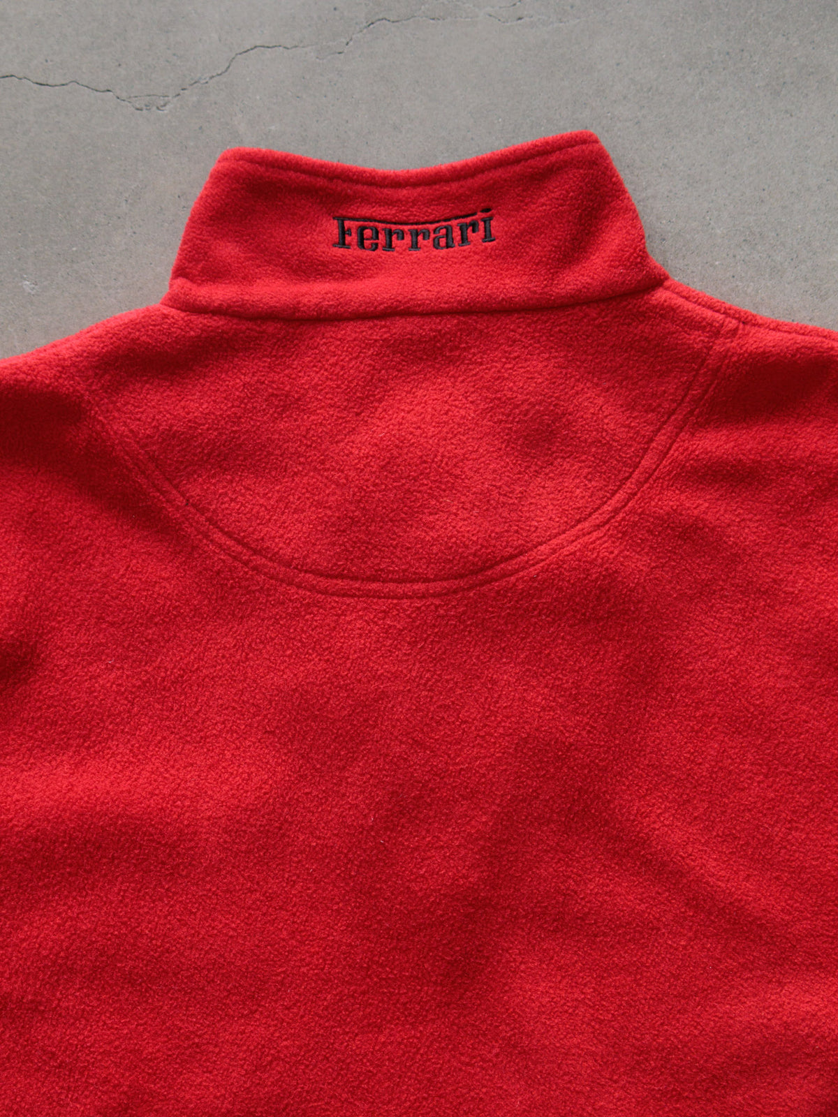 Vintage Red Ferrari Fleece Quarter Zip (2XL)