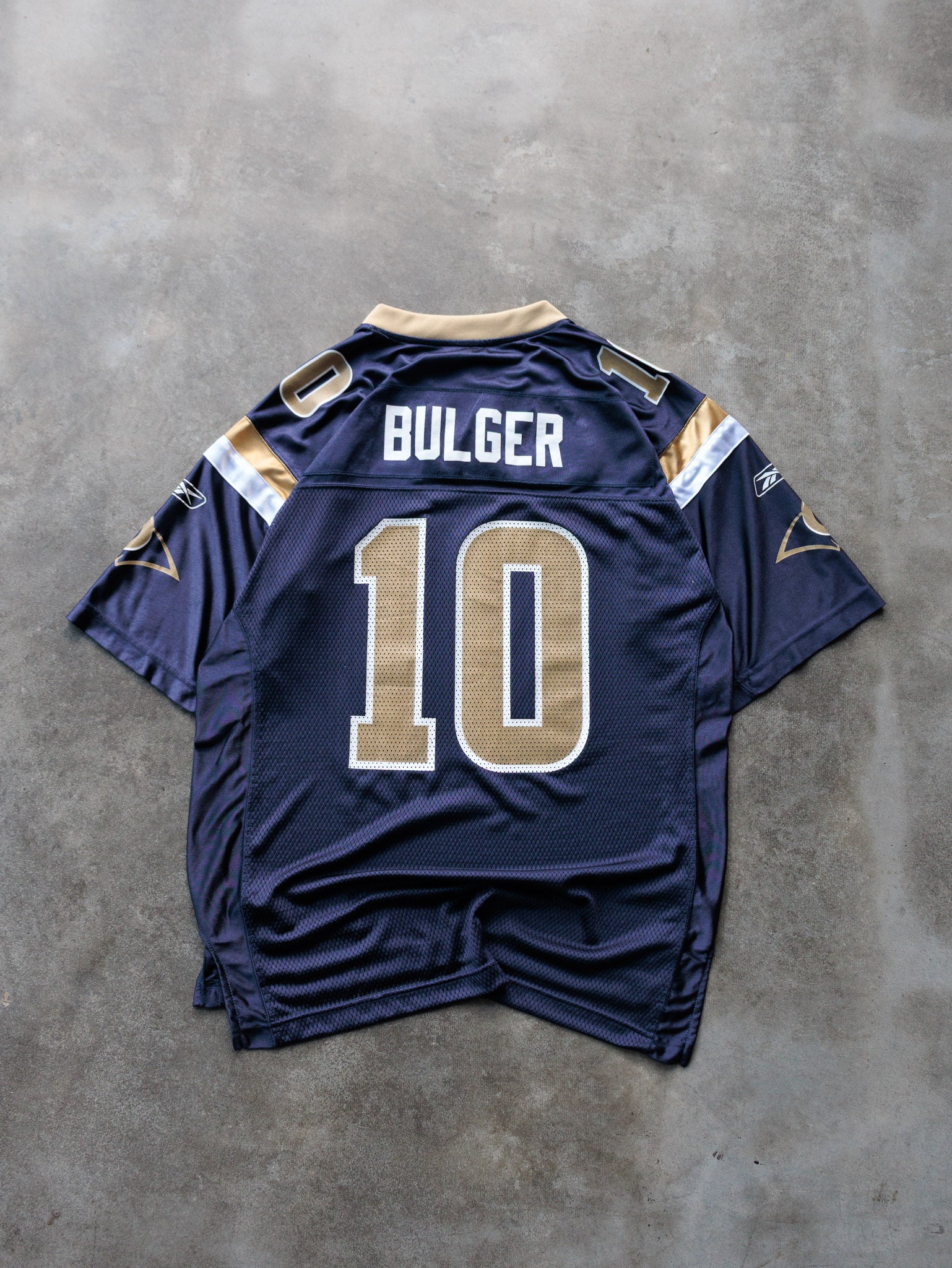 Vintage 00s Reebok St. Louis Rams Marc Bulger NFL Jersey (M)