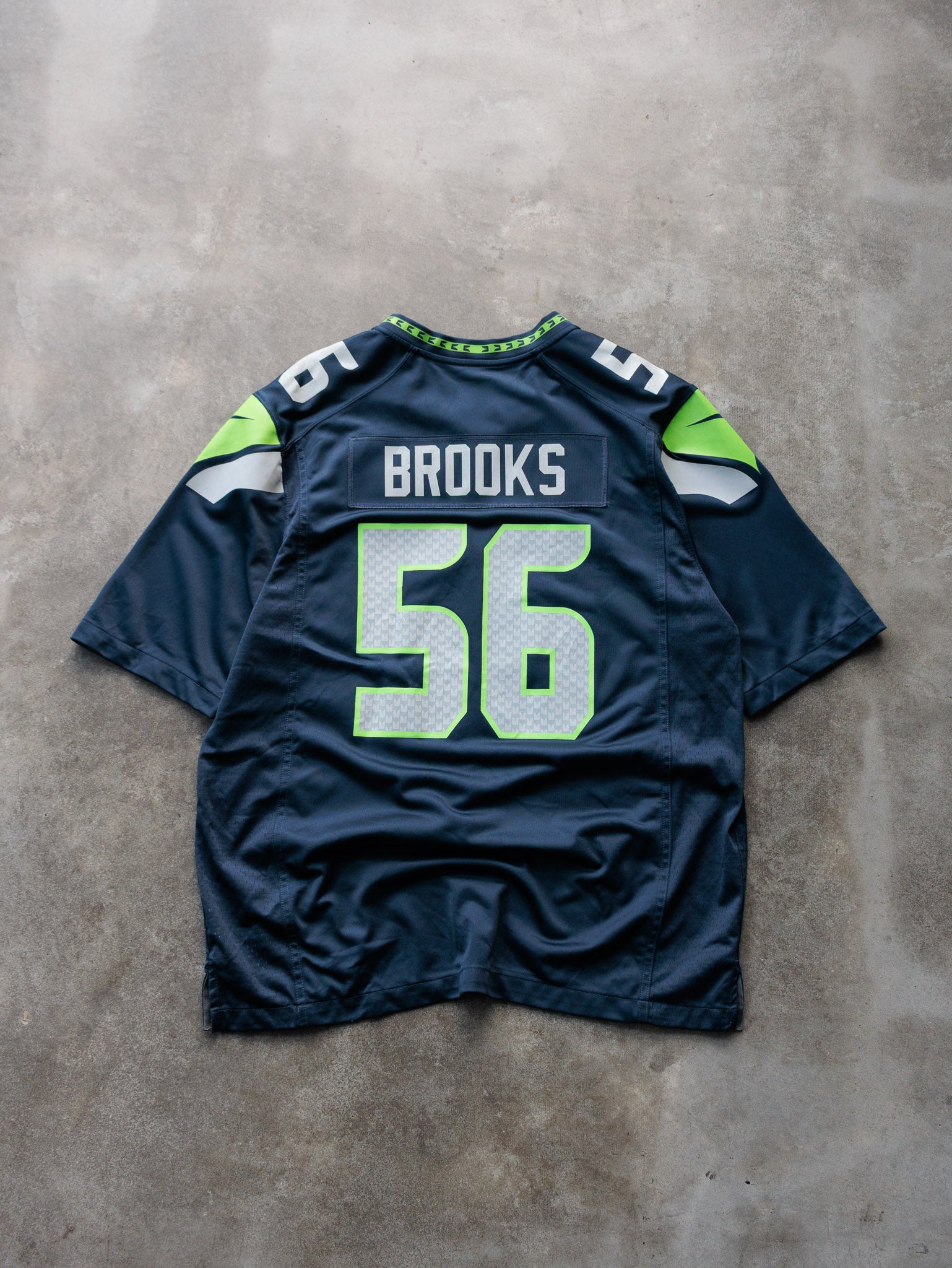 Blue Nike Seattle Seahawks Jordyn Brooks NFL Jersey (XL)