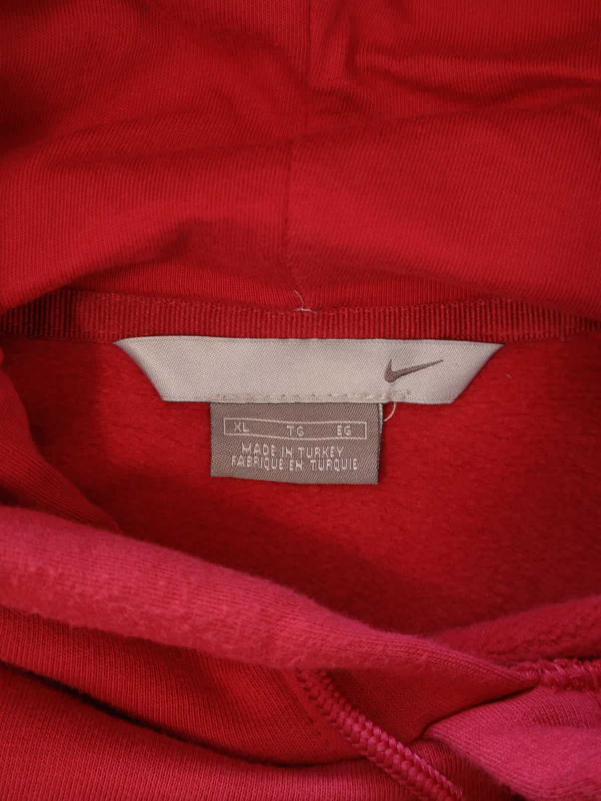 Vintage Red Nike Hoodie (XL)
