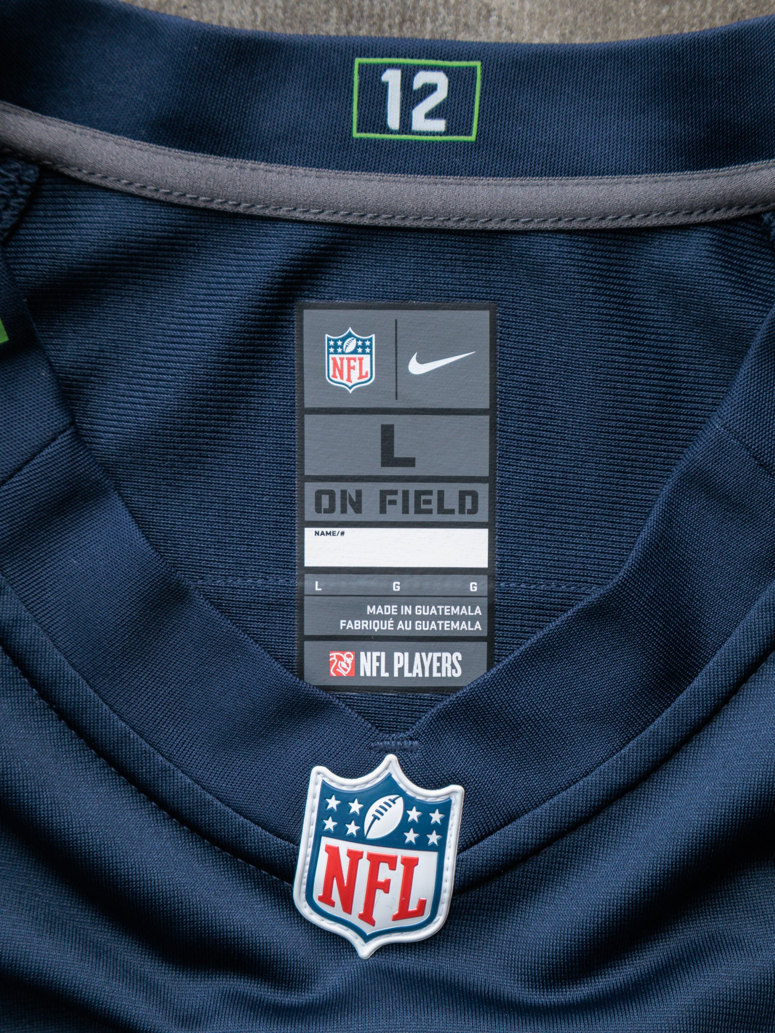 Blue Nike Seattle Seahawks Frank Clark NFL Jersey (L)