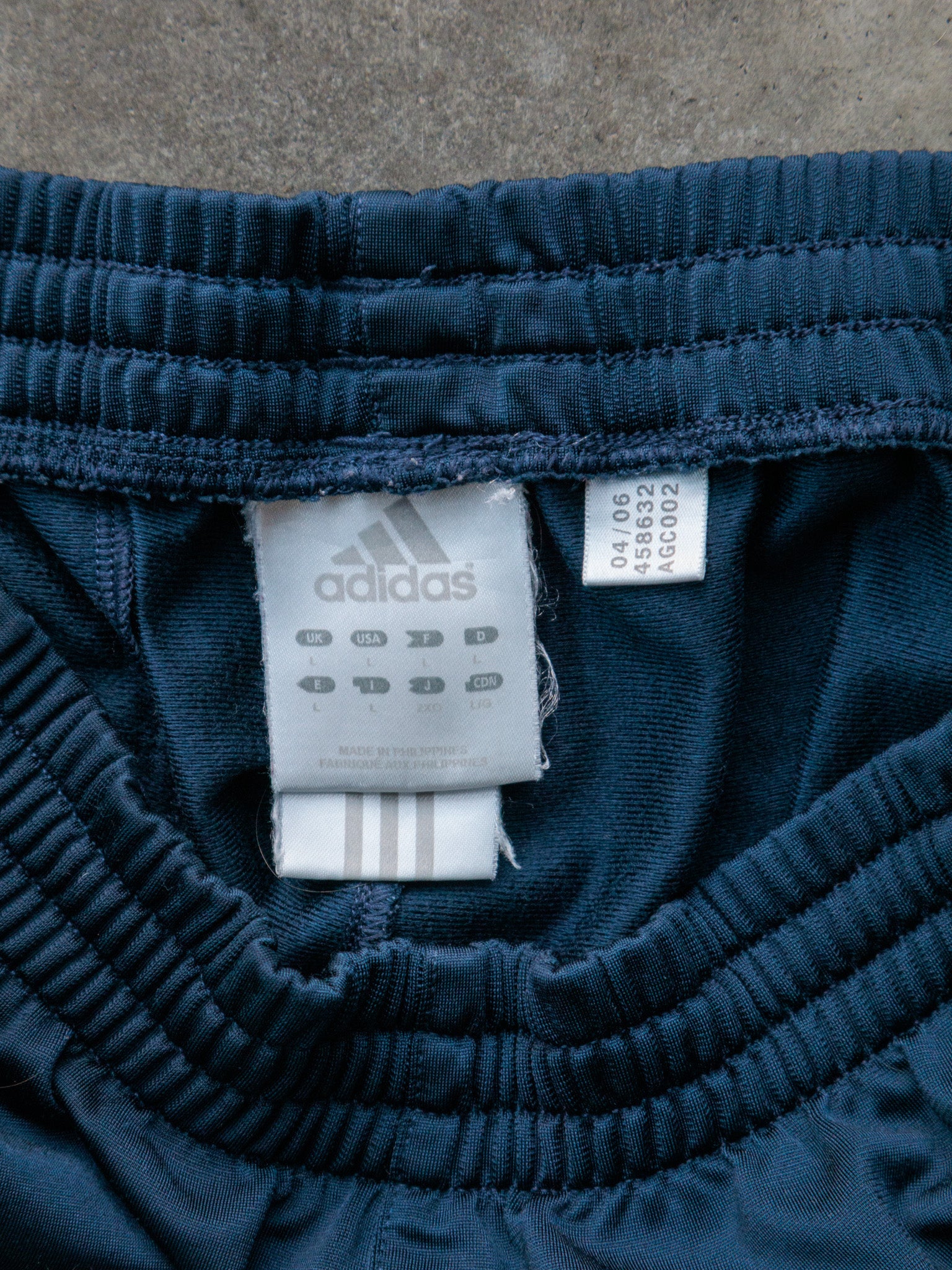 Vintage 00s Navy Adidas Track Pants (L)