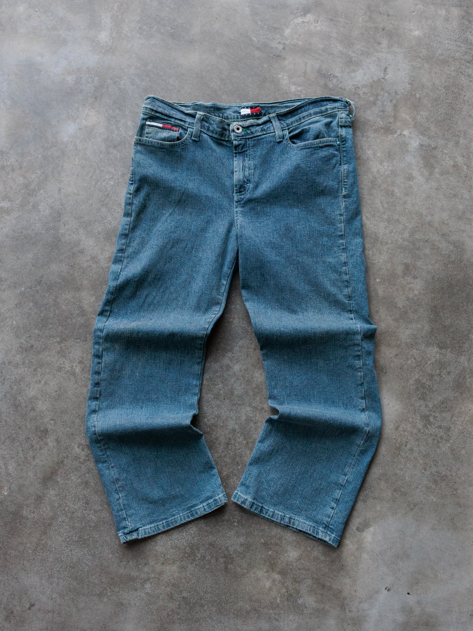 Vintage Blue Tommy Jeans Denim Pants (W32)