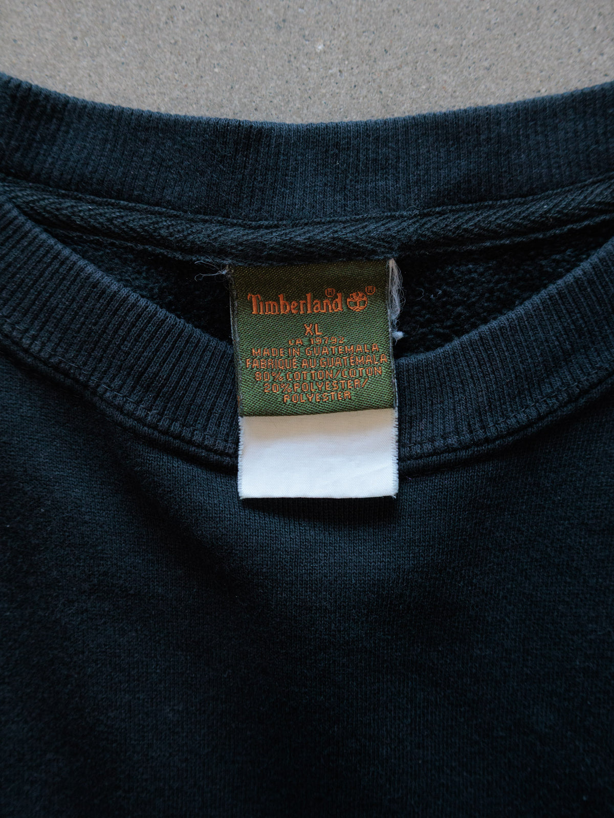 Vintage Green Timberland Sweatshirt (XL)