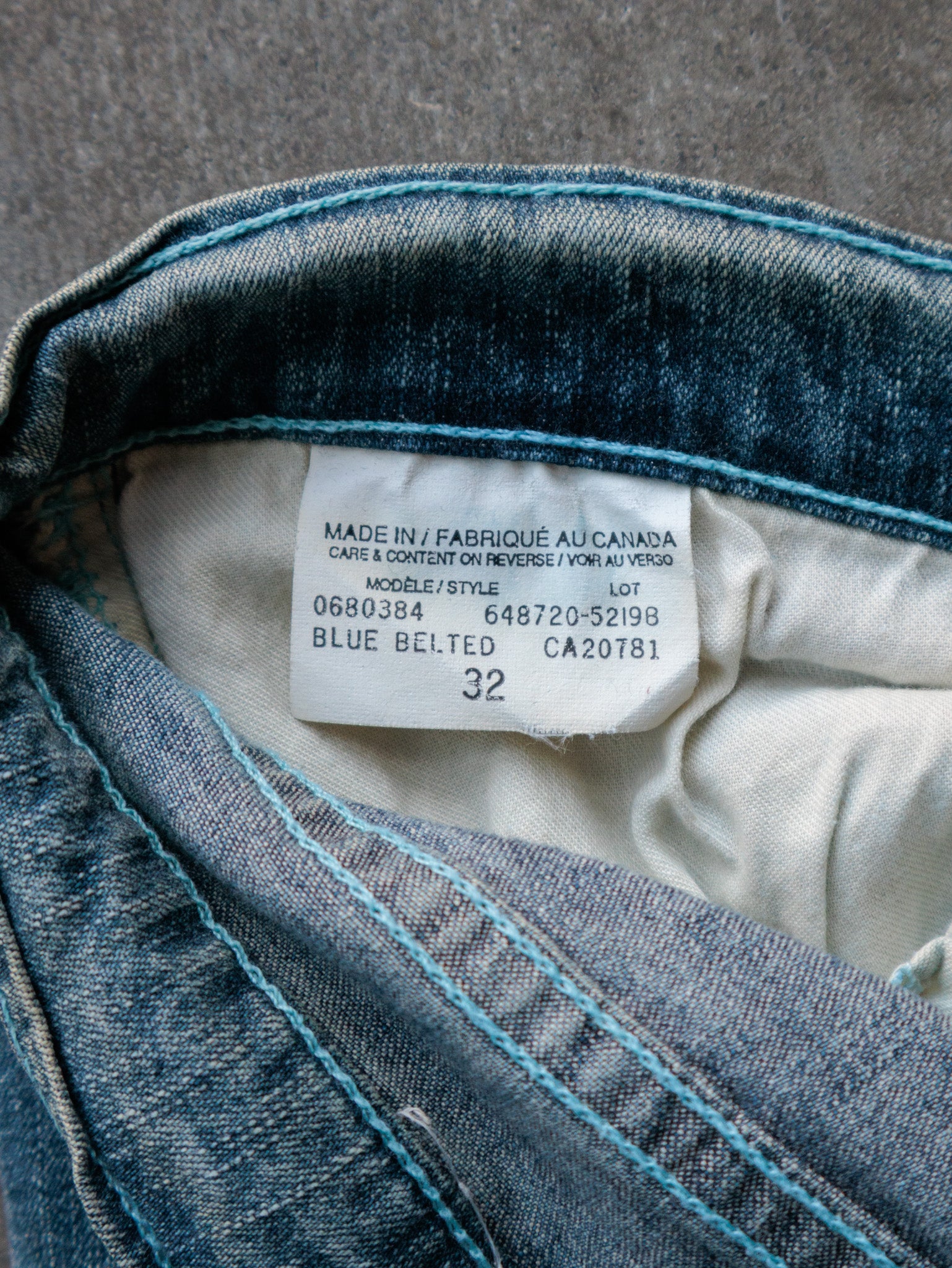 Vintage Blue Tommy Jeans Denim Pants (W32)