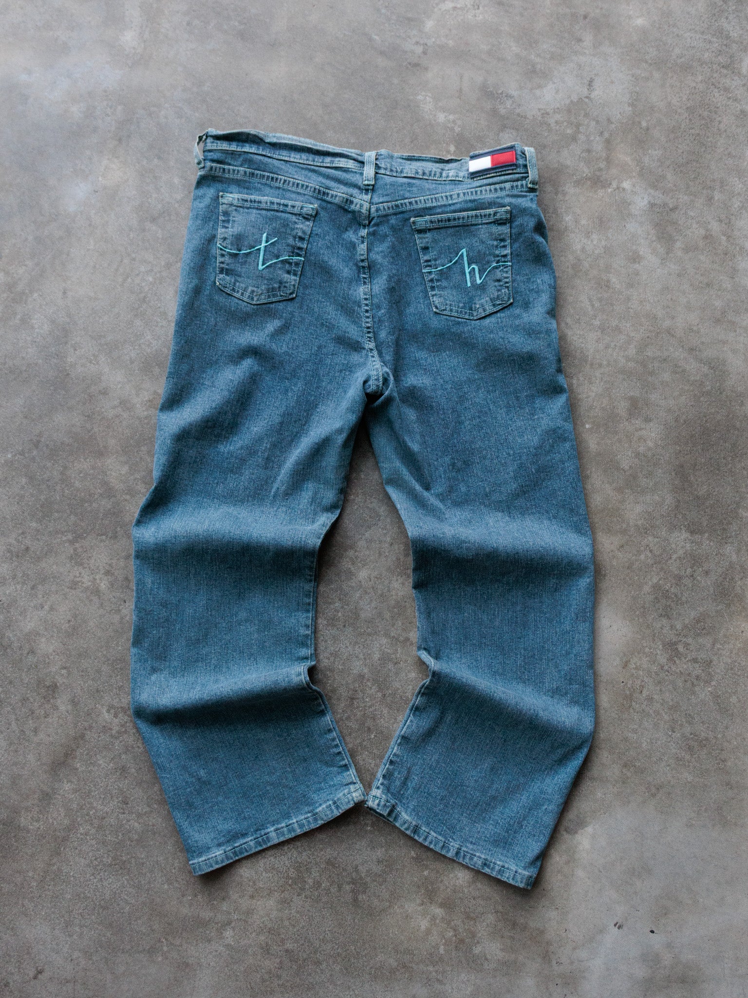 Vintage Blue Tommy Jeans Denim Pants (W32)