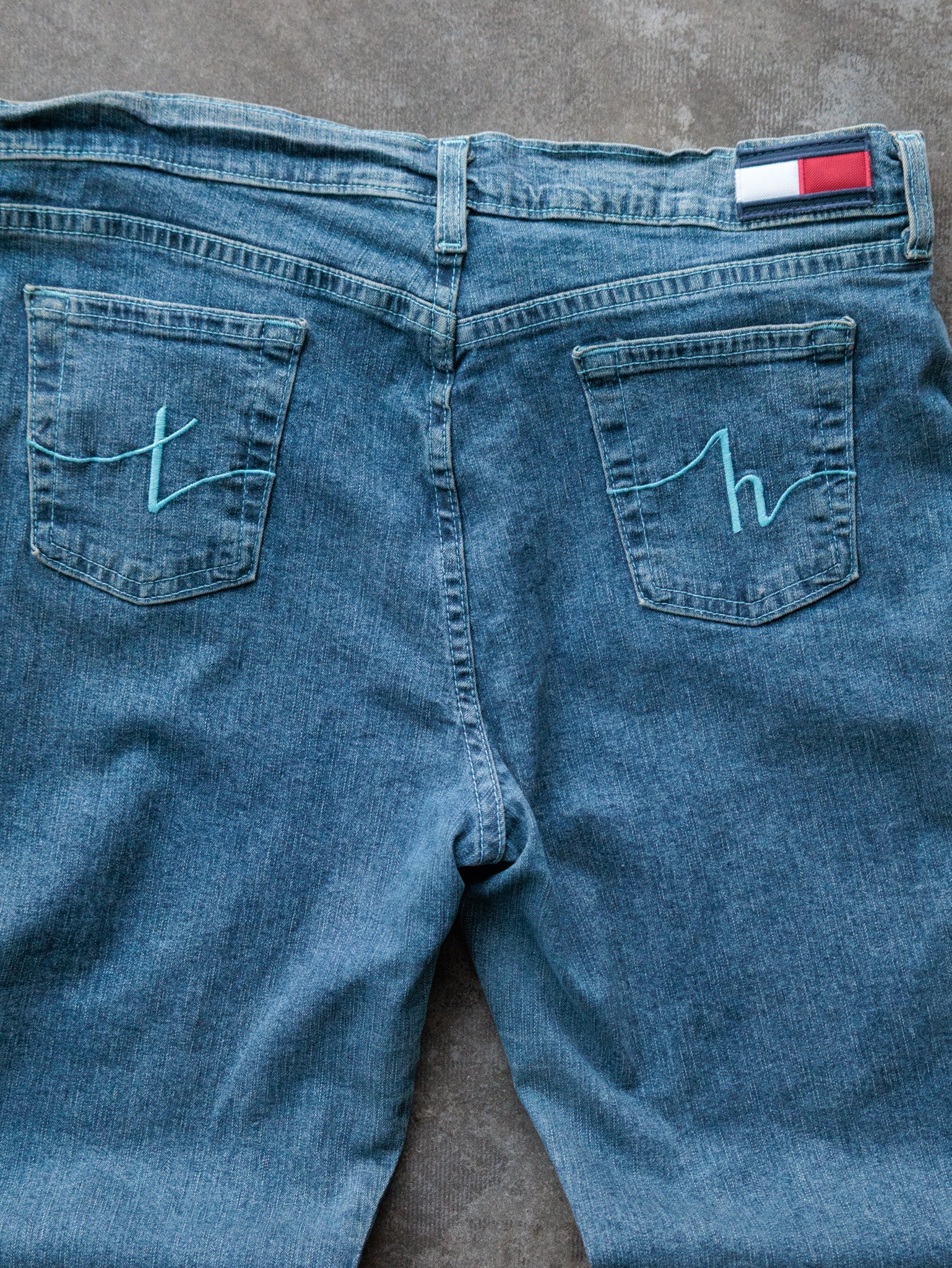 Vintage Blue Tommy Jeans Denim Pants (W32)
